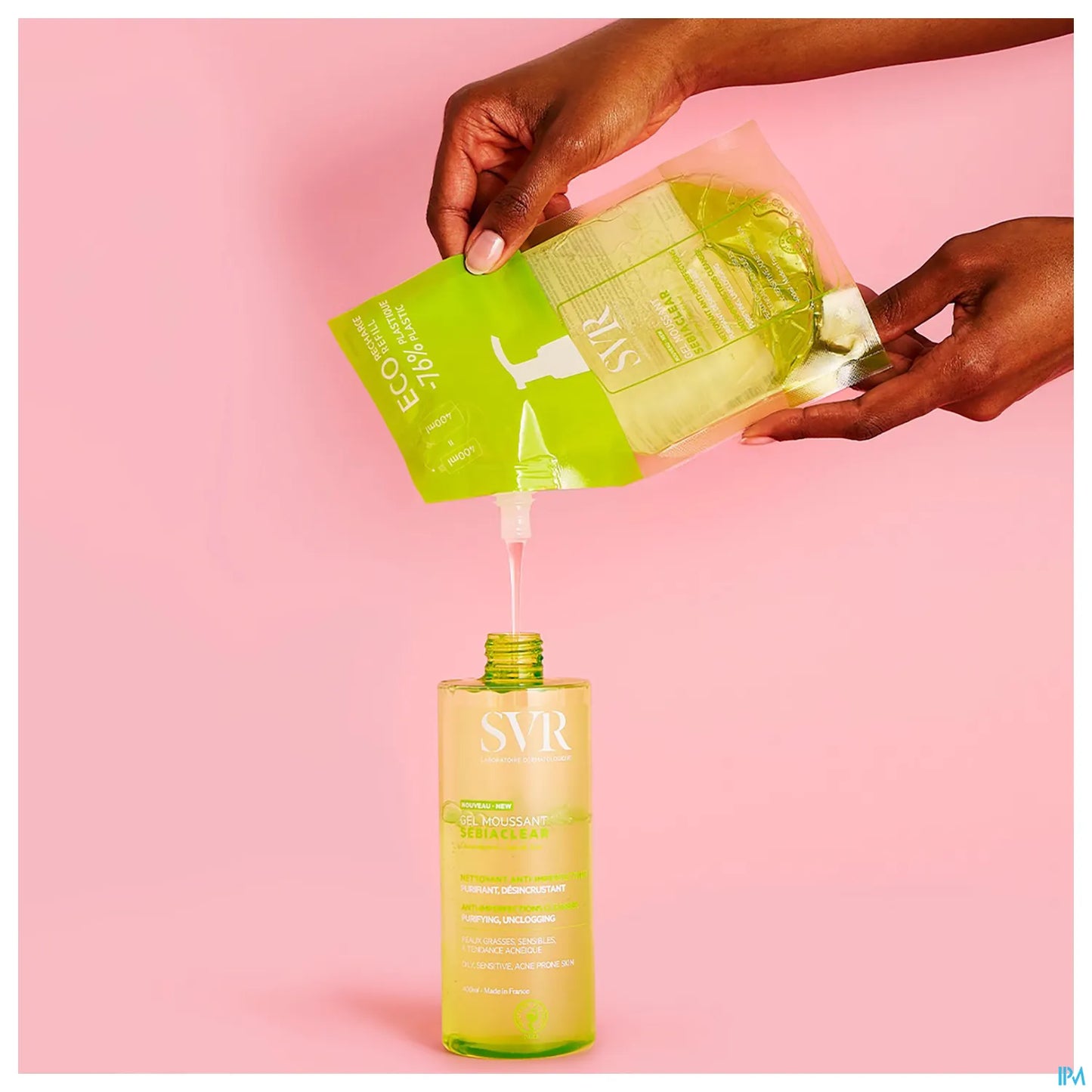 Sebiaclear Gel Moussant Eco-Recharge 400ml