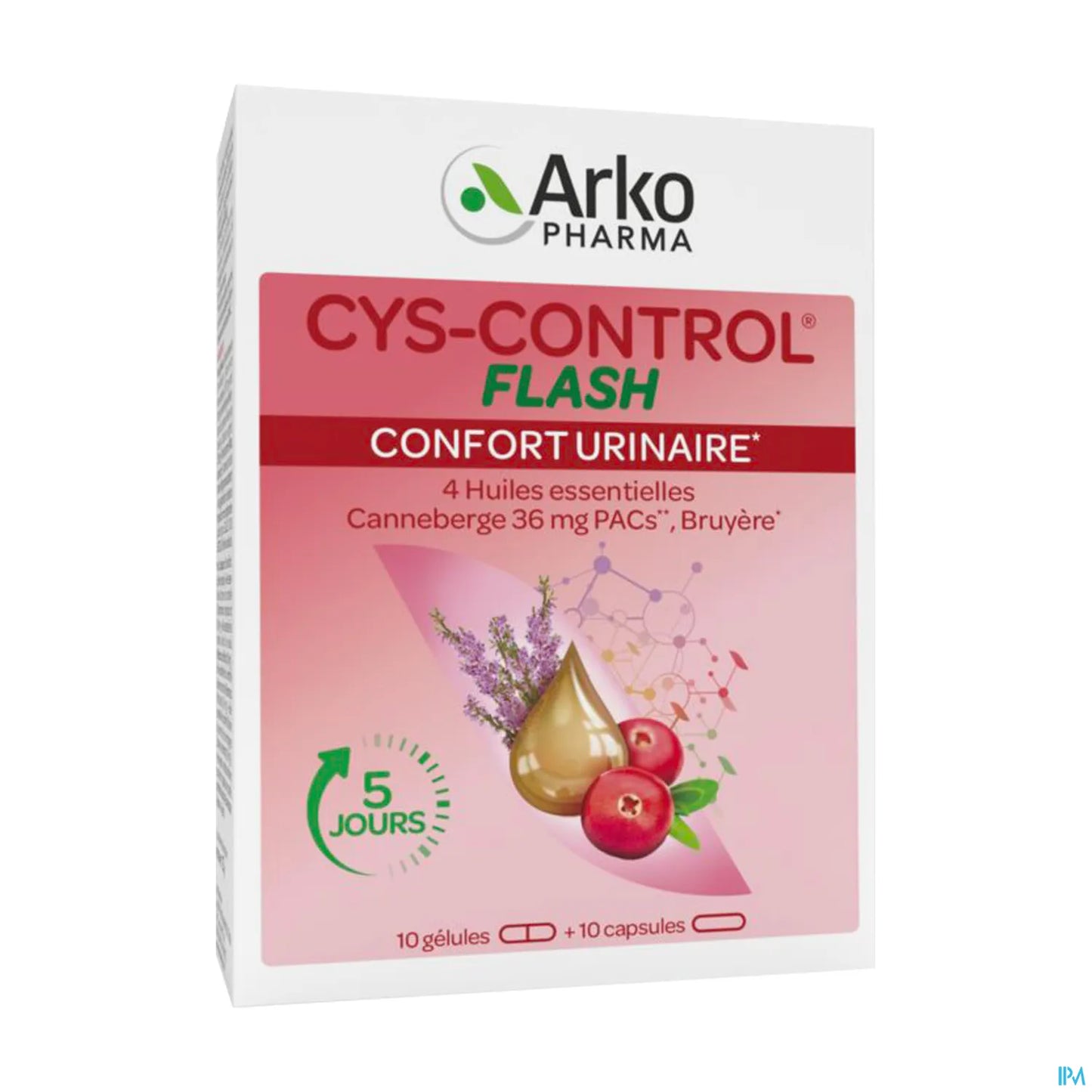 Cys-Control Flash 36 mg 20 Gélules