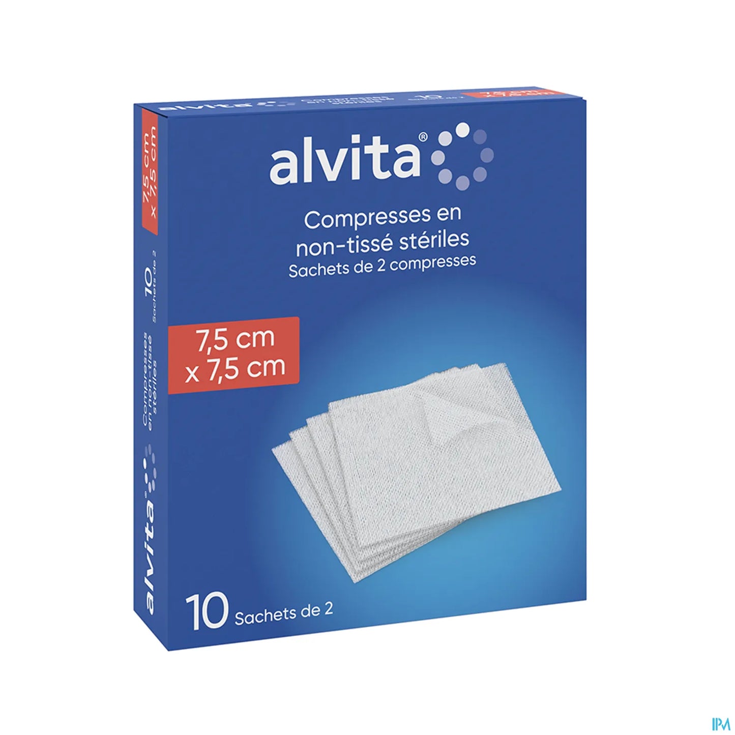 Compresse sterili in tessuto non tessuto 7,5x7,5 cm 20 unità