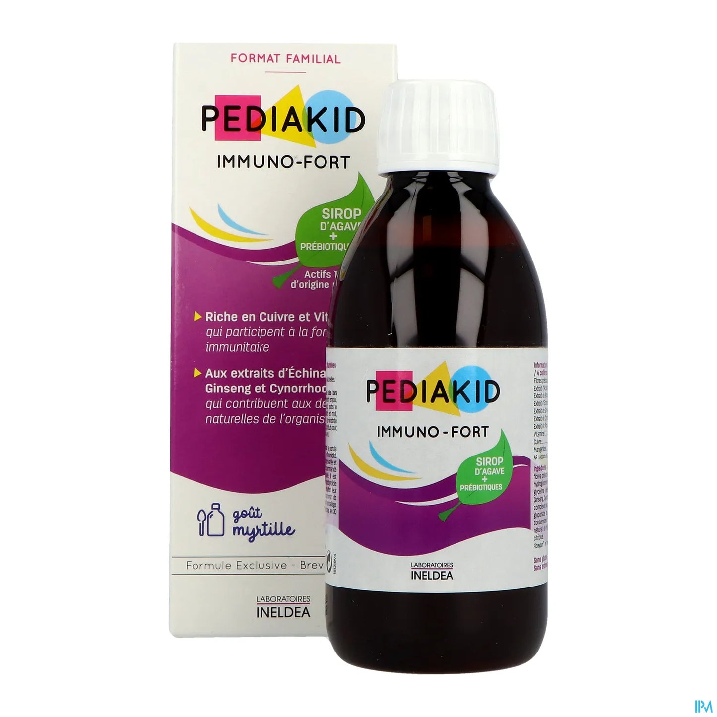 Ineldea Pediakid Immuno-Fort Sirop Myrtille 250ml