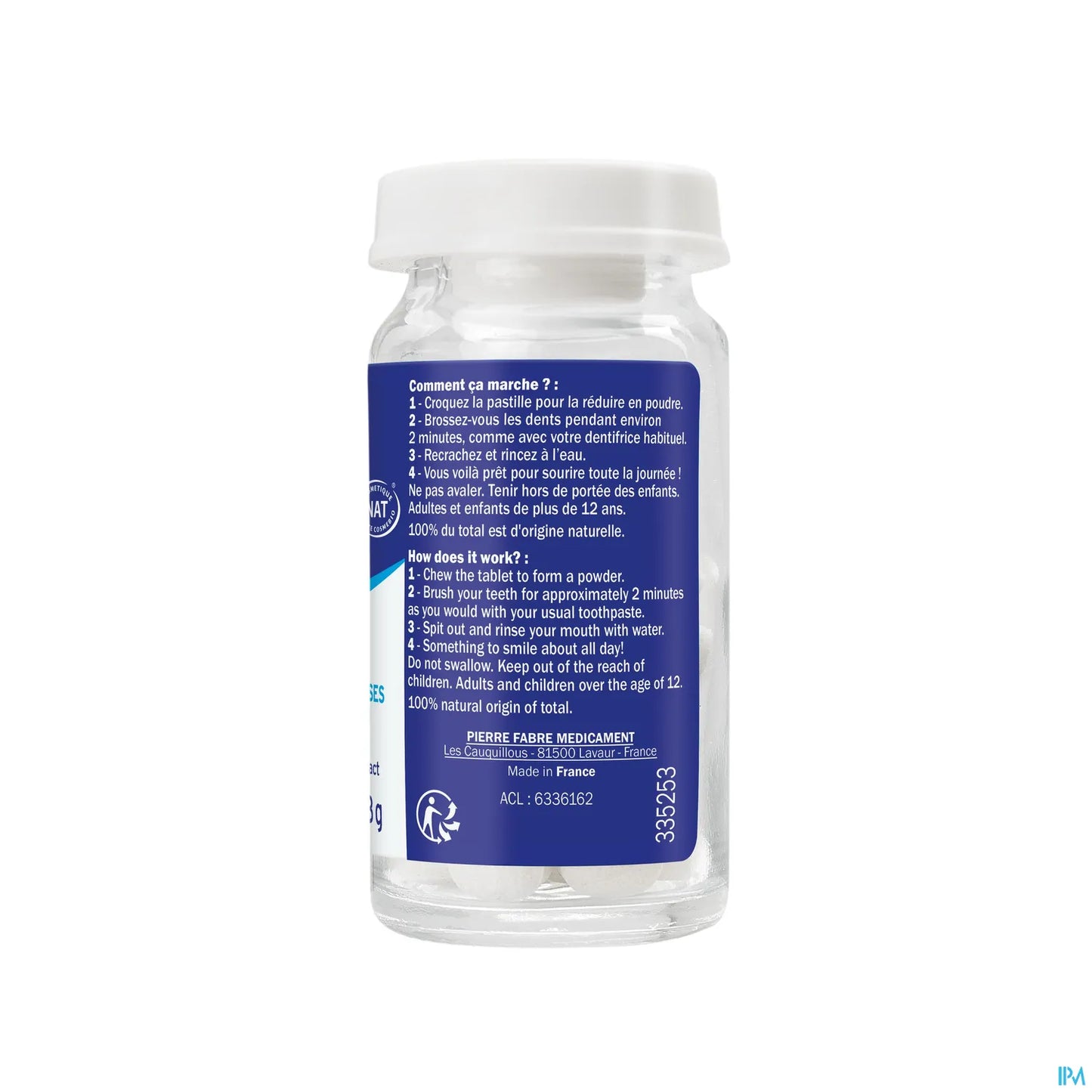 Anti-Plaque Solid Toothpaste 60 Tablets