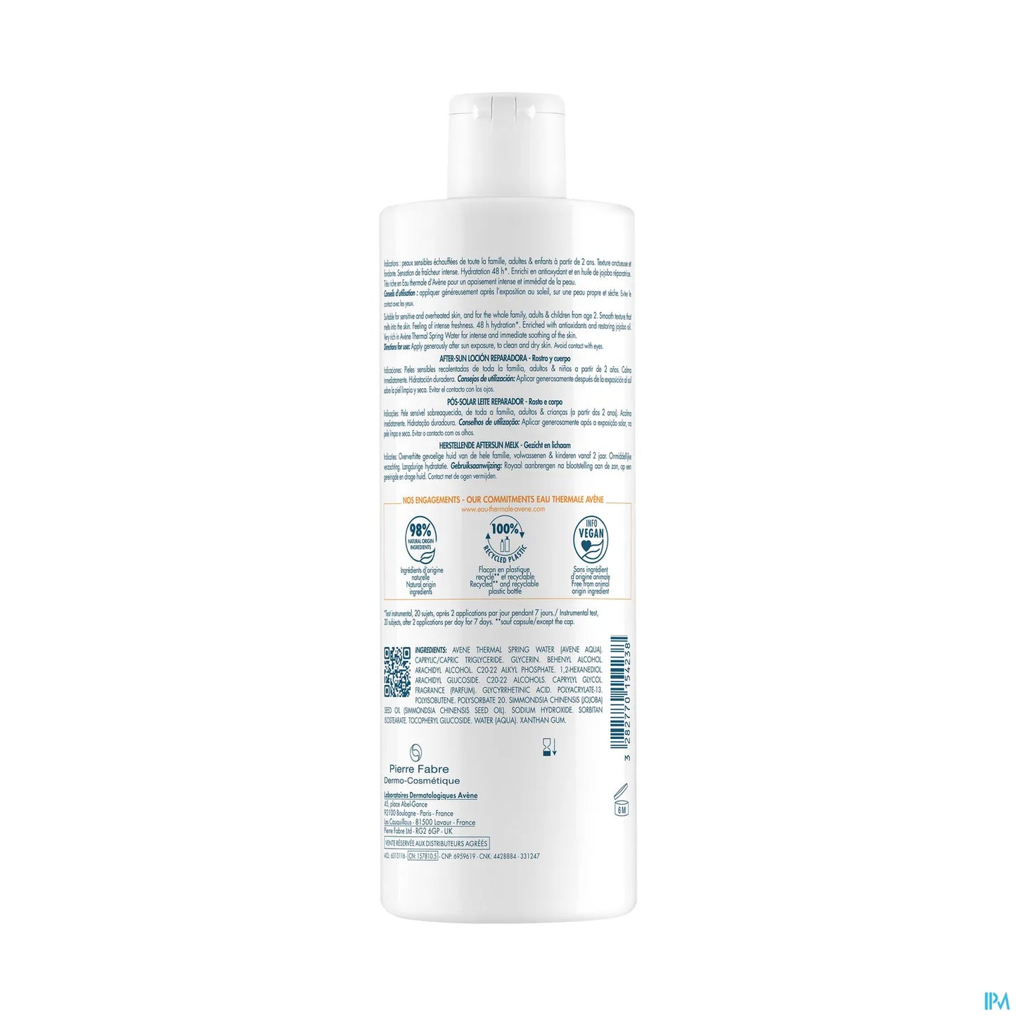 Réparateur Après-Soleil Gel Lacté 400ML