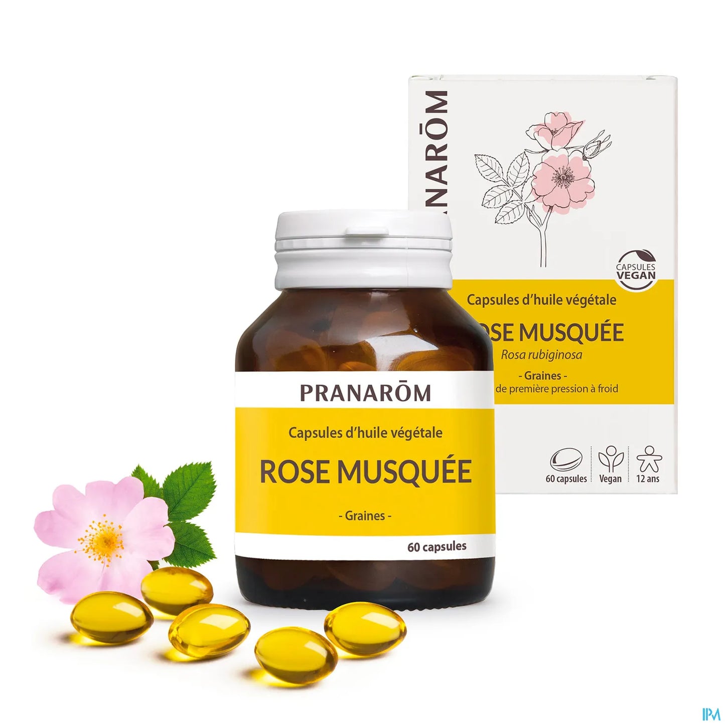 Huile Végétale Rose Musquée 60 Capsules