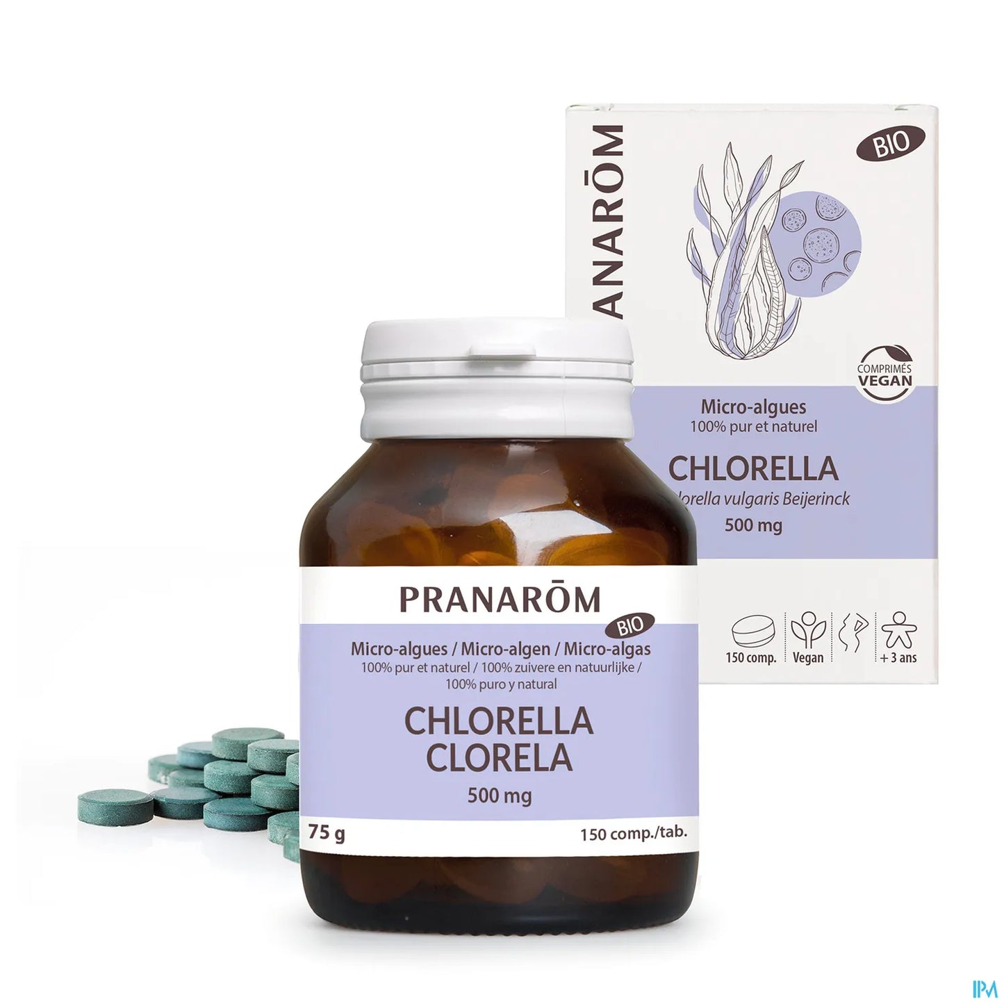 Chlorella microalgae 150 tablets
