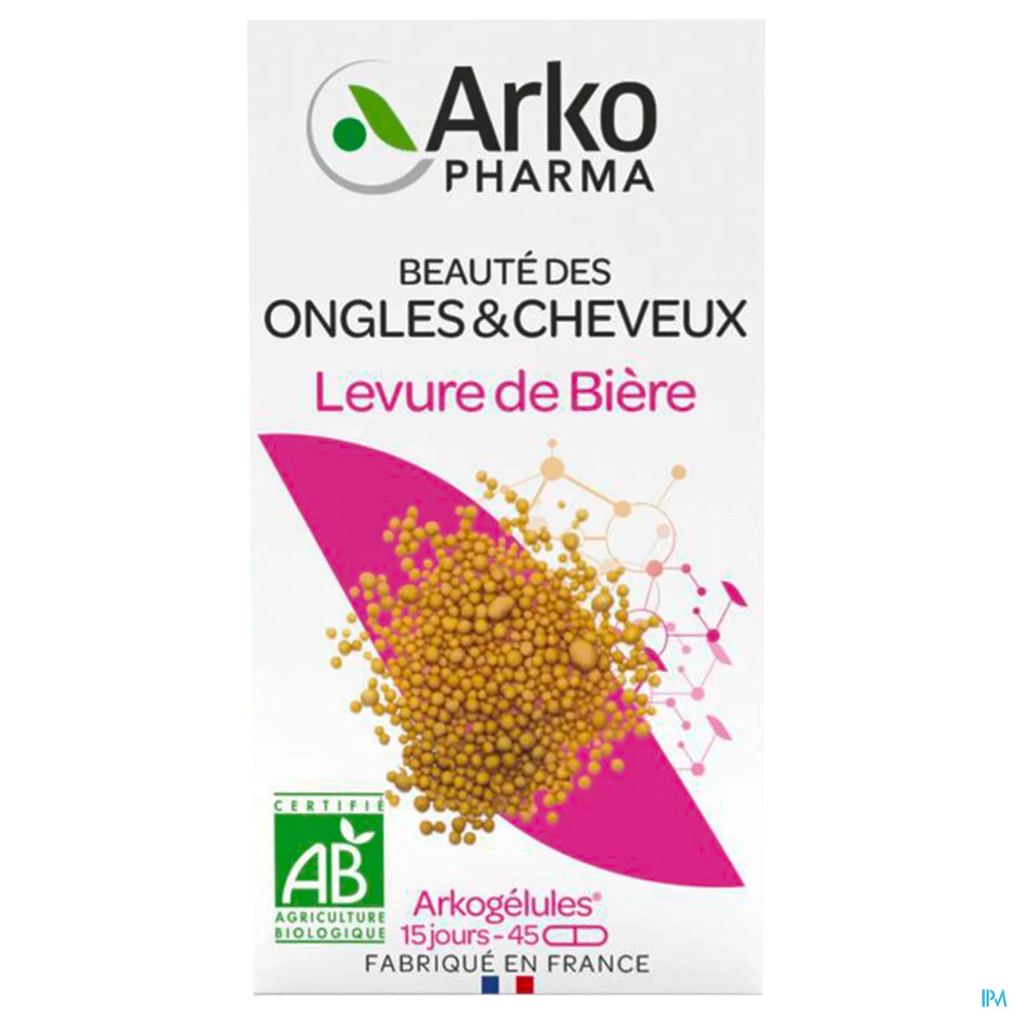 Arkogélules Bio Levure de Bière 1335mg Revivifiable 45 Gélules