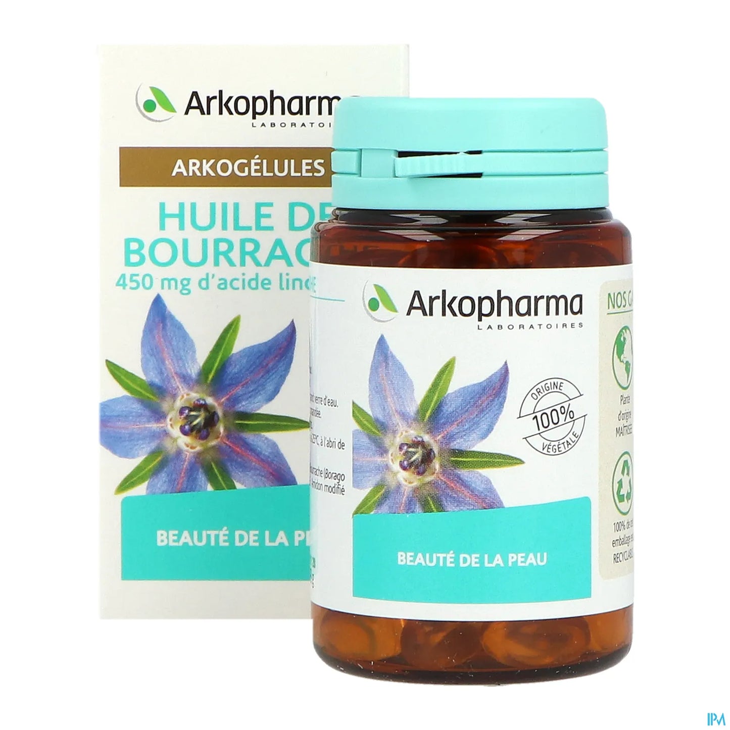 Capsule di olio di borragine biologico Arkogélules 60