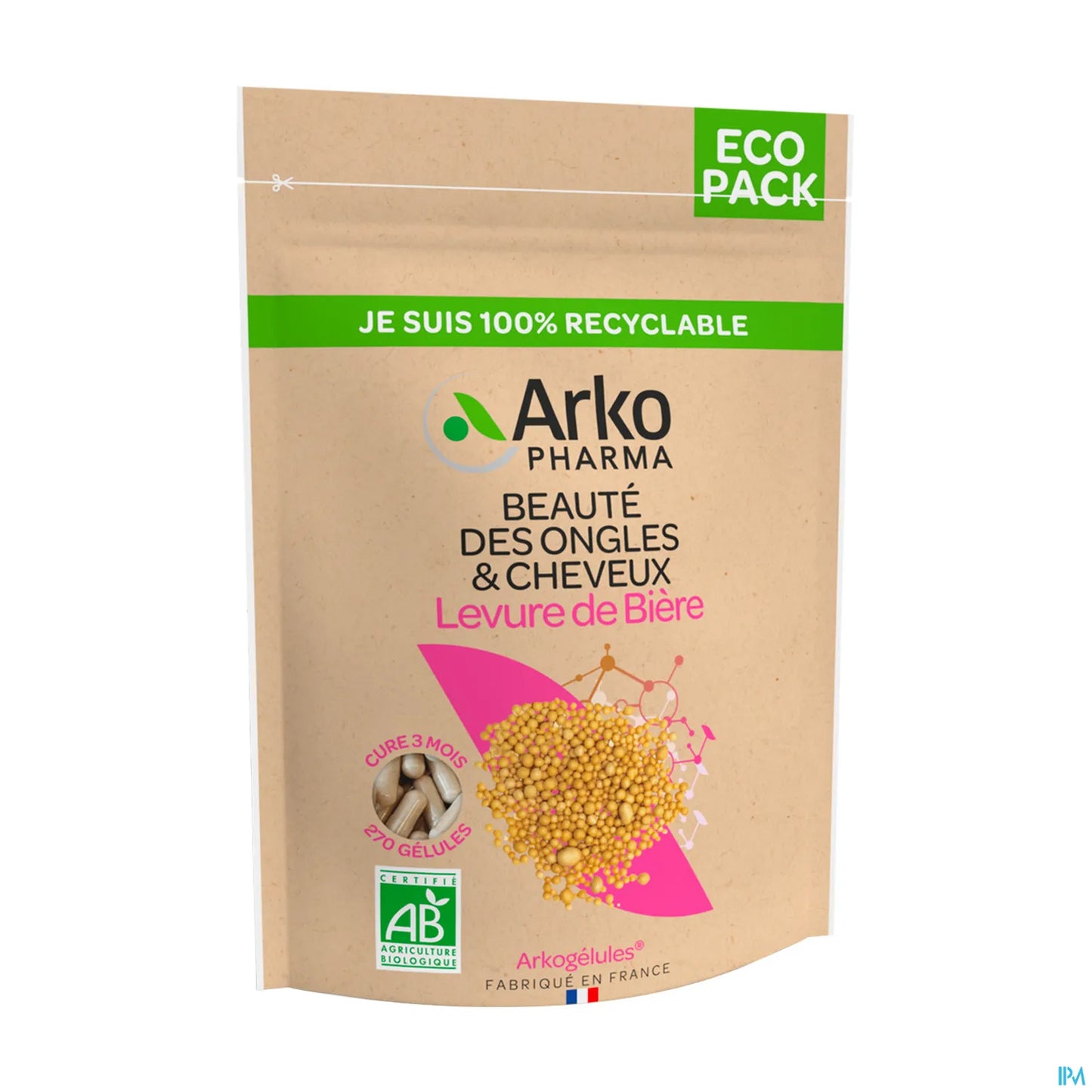 Levure de Bière Bio 270 Gélules