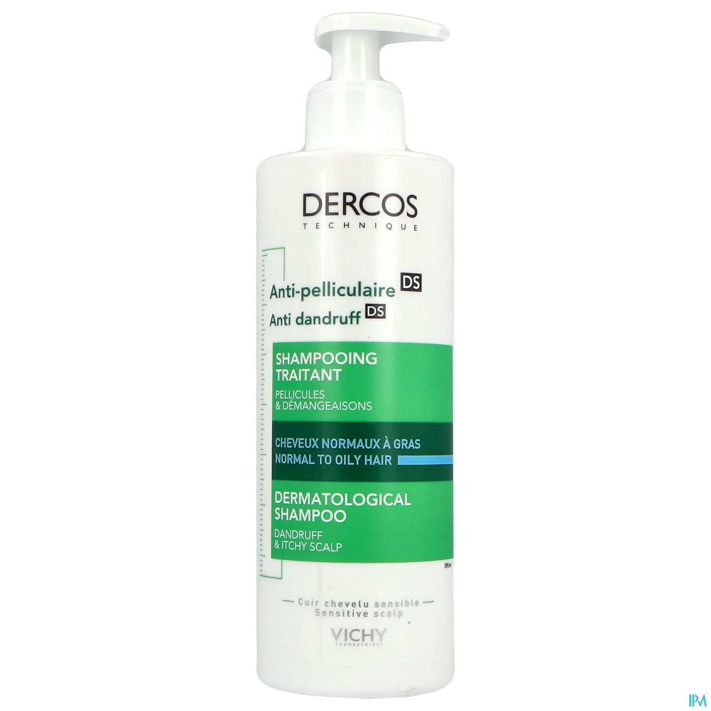 Dercos Shampooing Antipelliculaire Cheveux Normaux à Gras 390ml