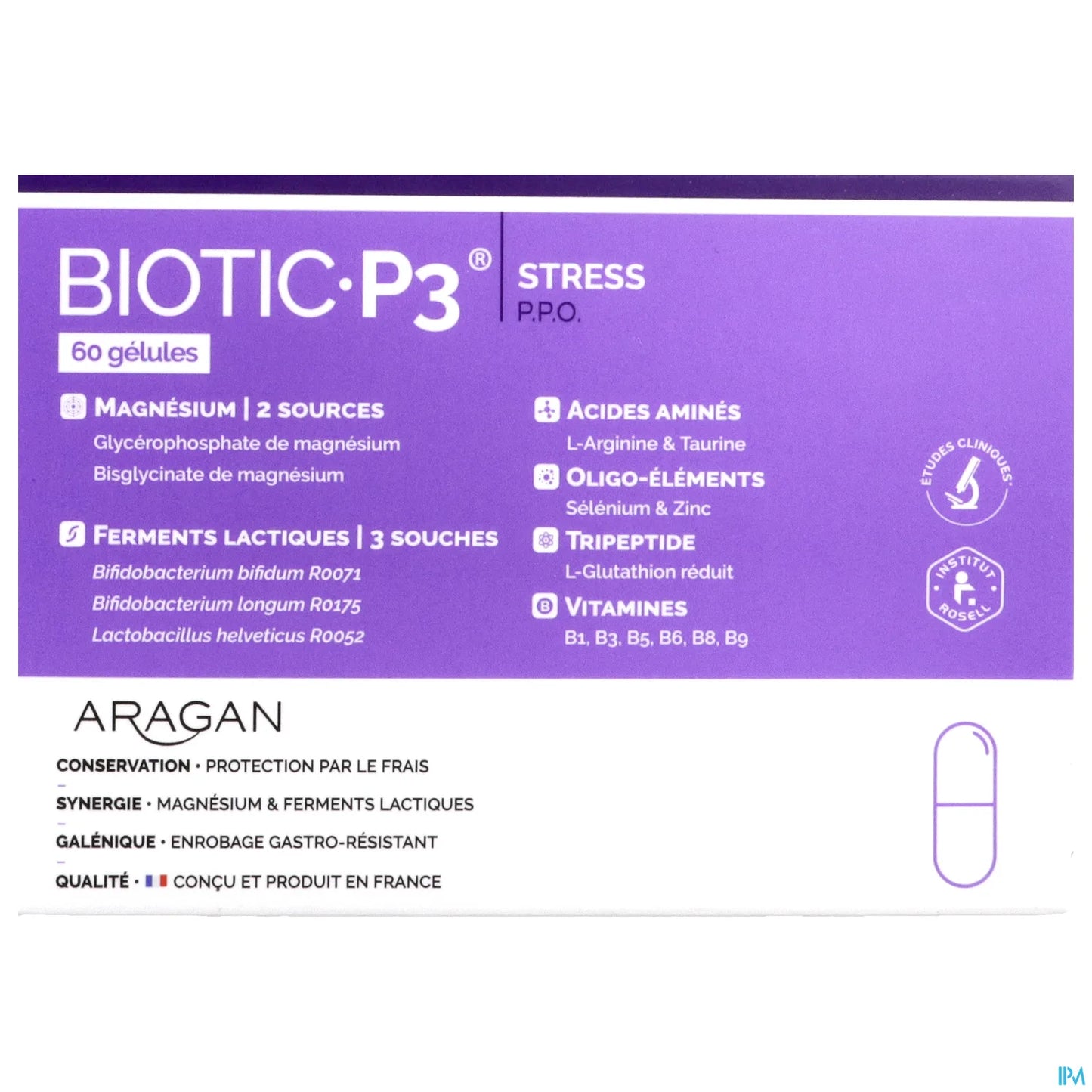 Biotic P3 Stress Capsules 40