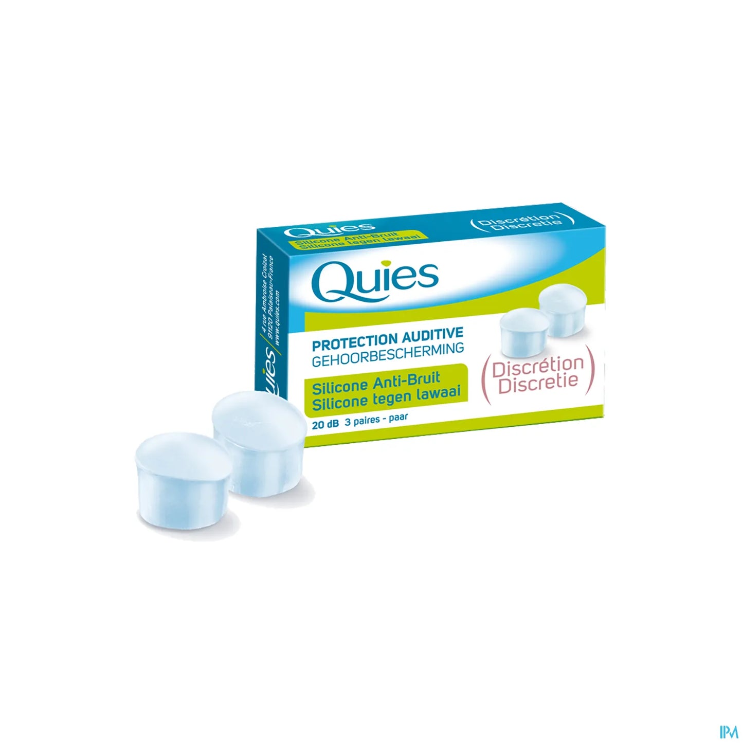 Protection Auditive Silicone Anti-Bruit Discretion 3 Paires