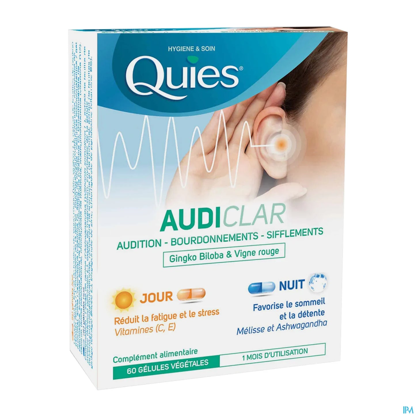 Quies Audiclar 60 Gélules Végétales