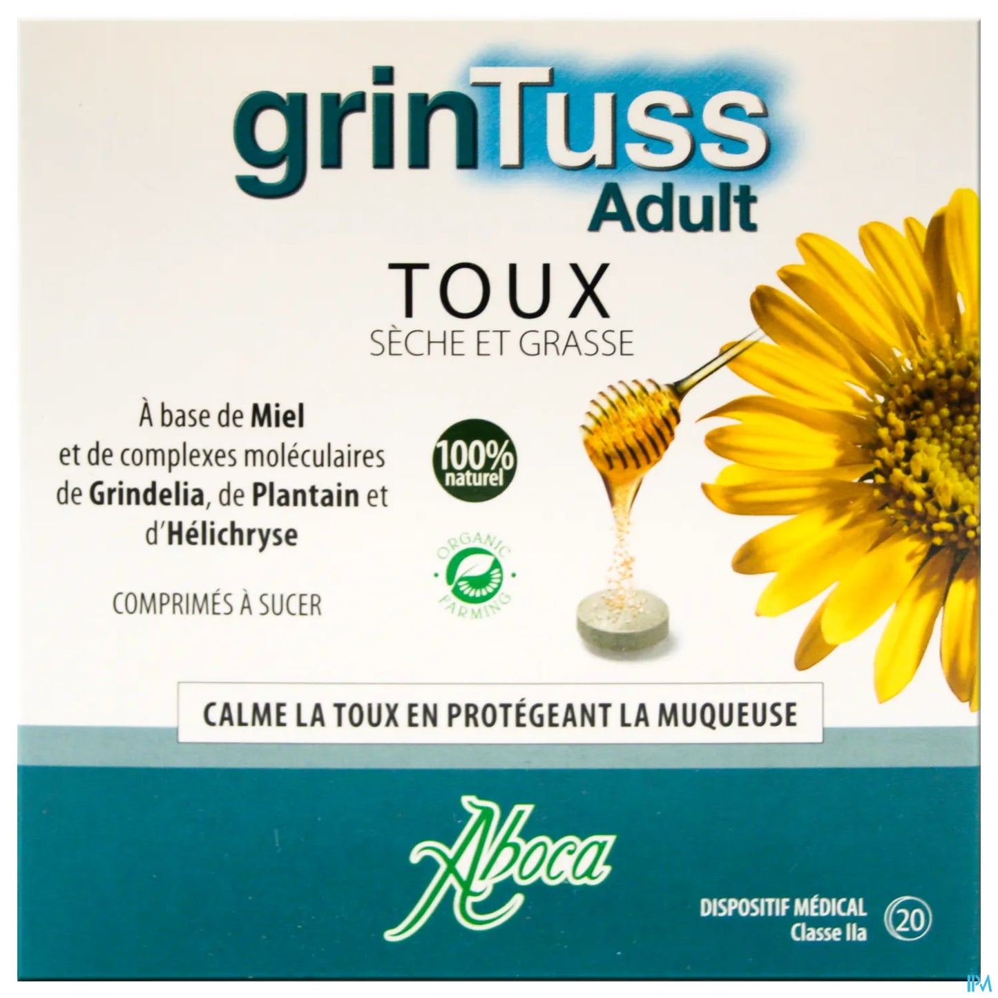 Grintuss Adult Toux Sèche Et Grasse X20 Comprimés à Sucer