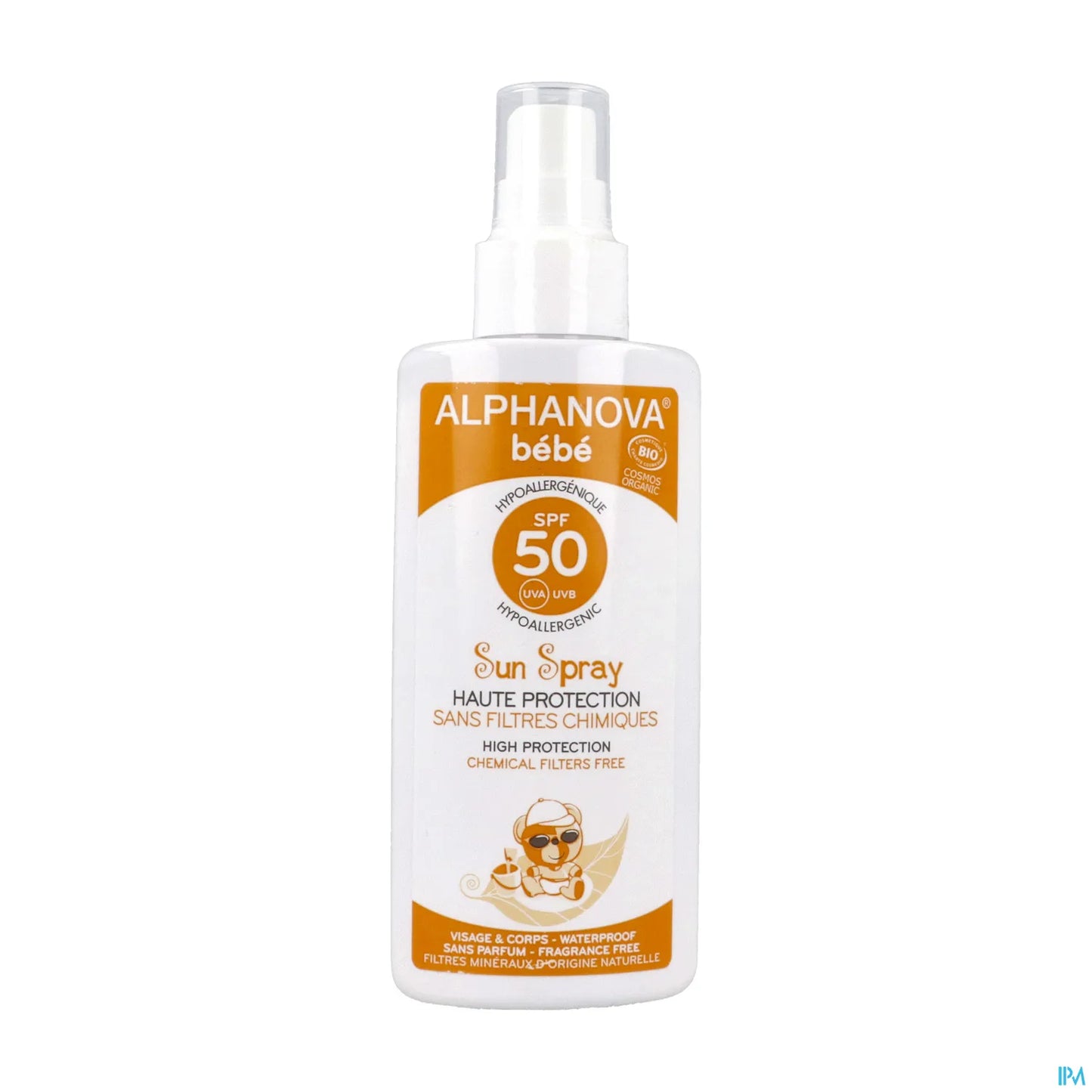 Sun Spray Baby Sunscreen SPF 50 Organic 125g