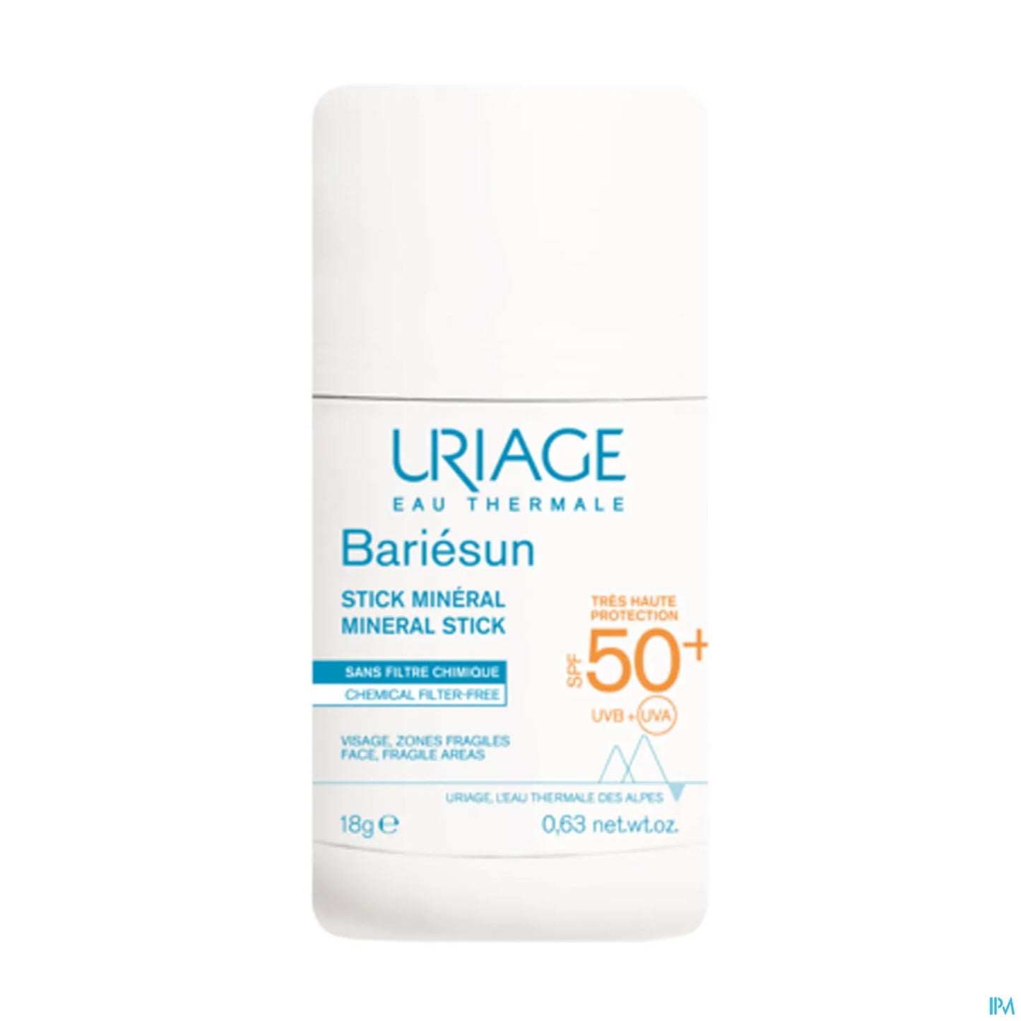 Bariesun Stick Minéral Indice de Protection 50+ 18 g