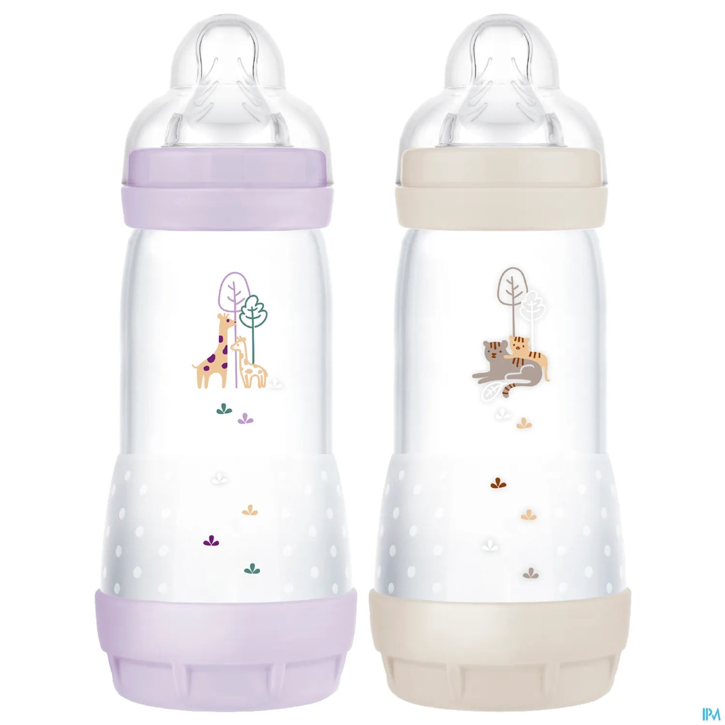 Easy Start Anti-Colic Baby Bottle 320ml Lilac Sand Pack of 2