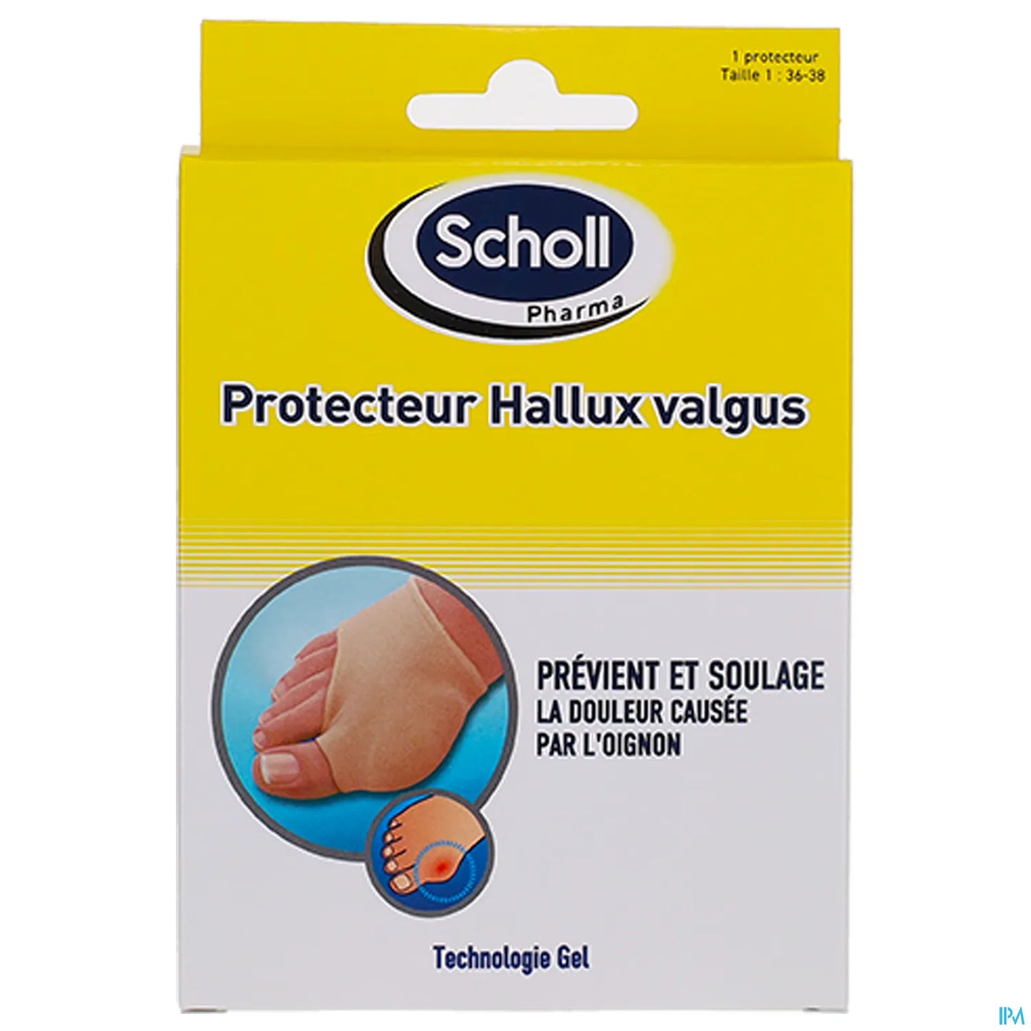 Protezione per alluce valgo taglia 1