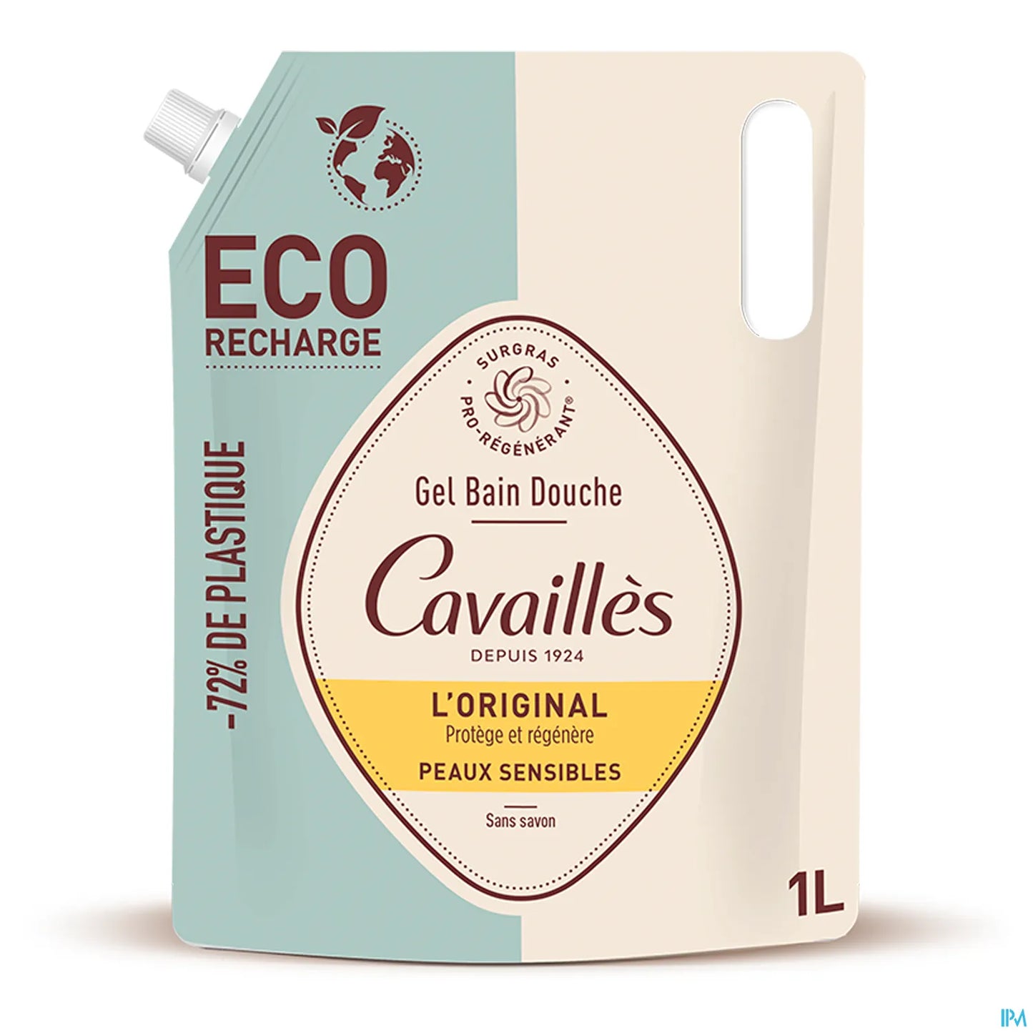 Rogé Cavaillès Bath and Shower Gel for Sensitive Skin The Original Eco Refill 1L