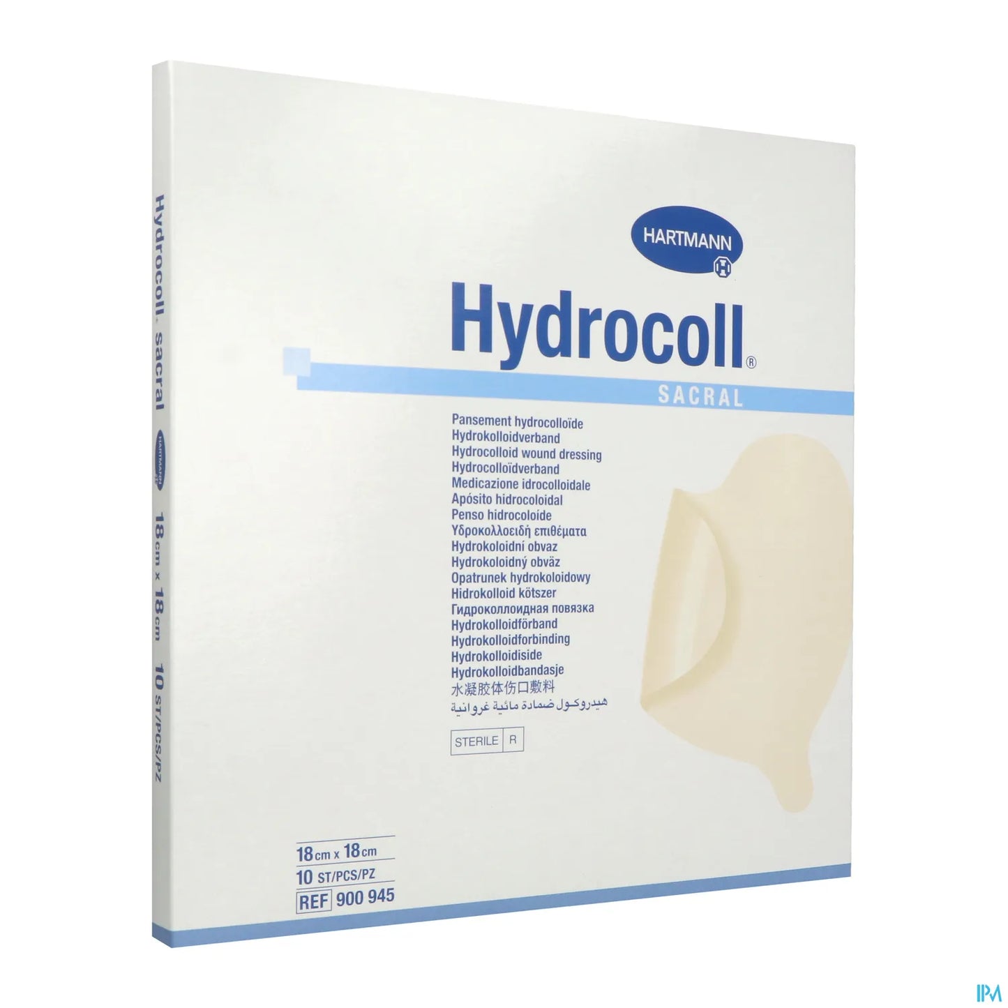 Hydrocoll Sacral Pansement 18 x 18 cm Boîte de 10