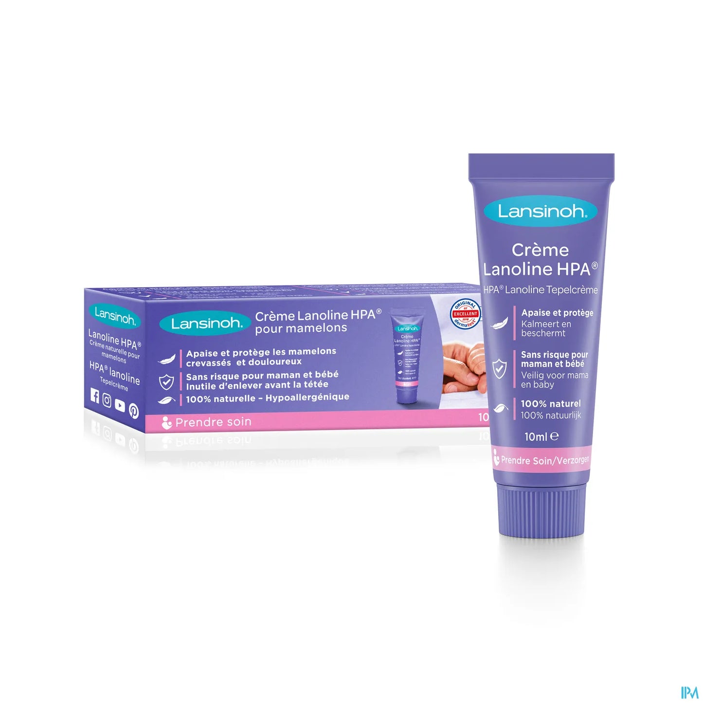 Crème Lanoline HPA Pour Mamelons 10 ml