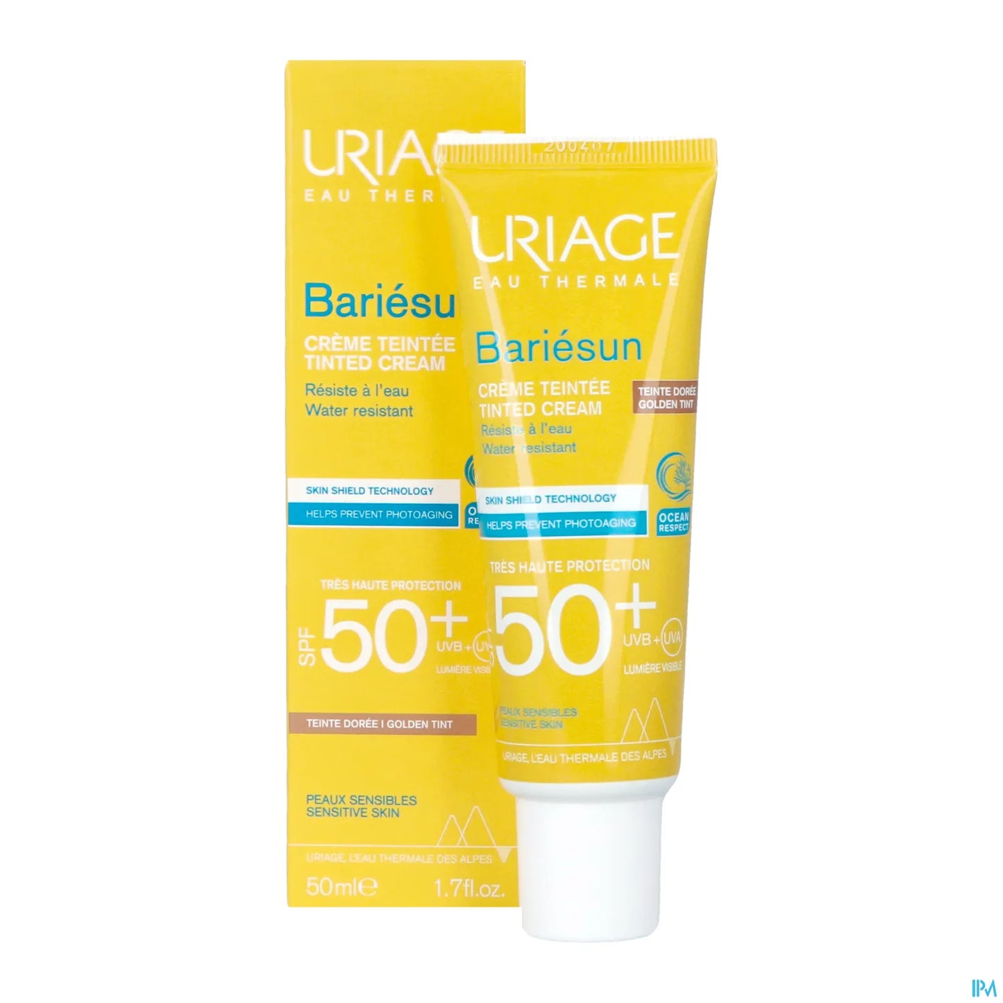 Bariésun Crème Teintée Dorée Haute Protection SPF50+ 50ml