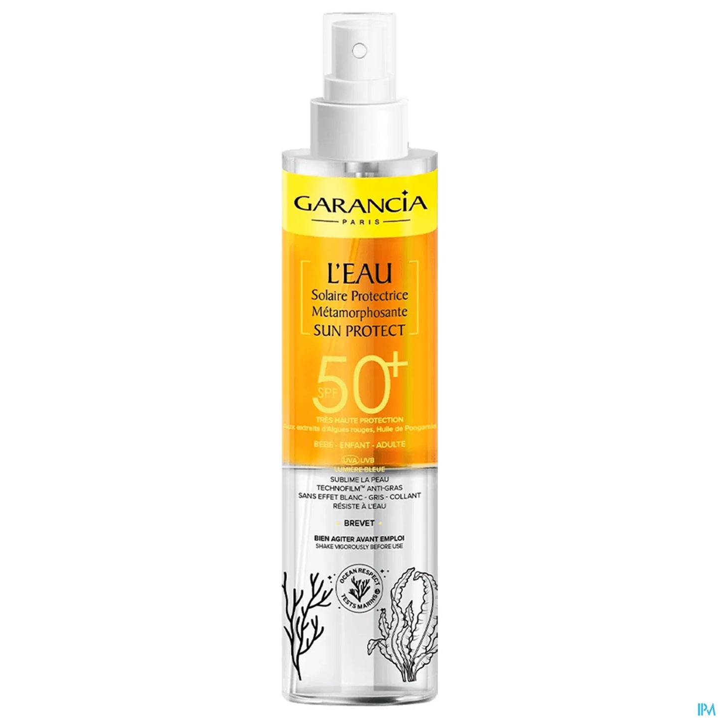 Eau Solaire Protectrice SPF50+ Protection Maximale 150ml