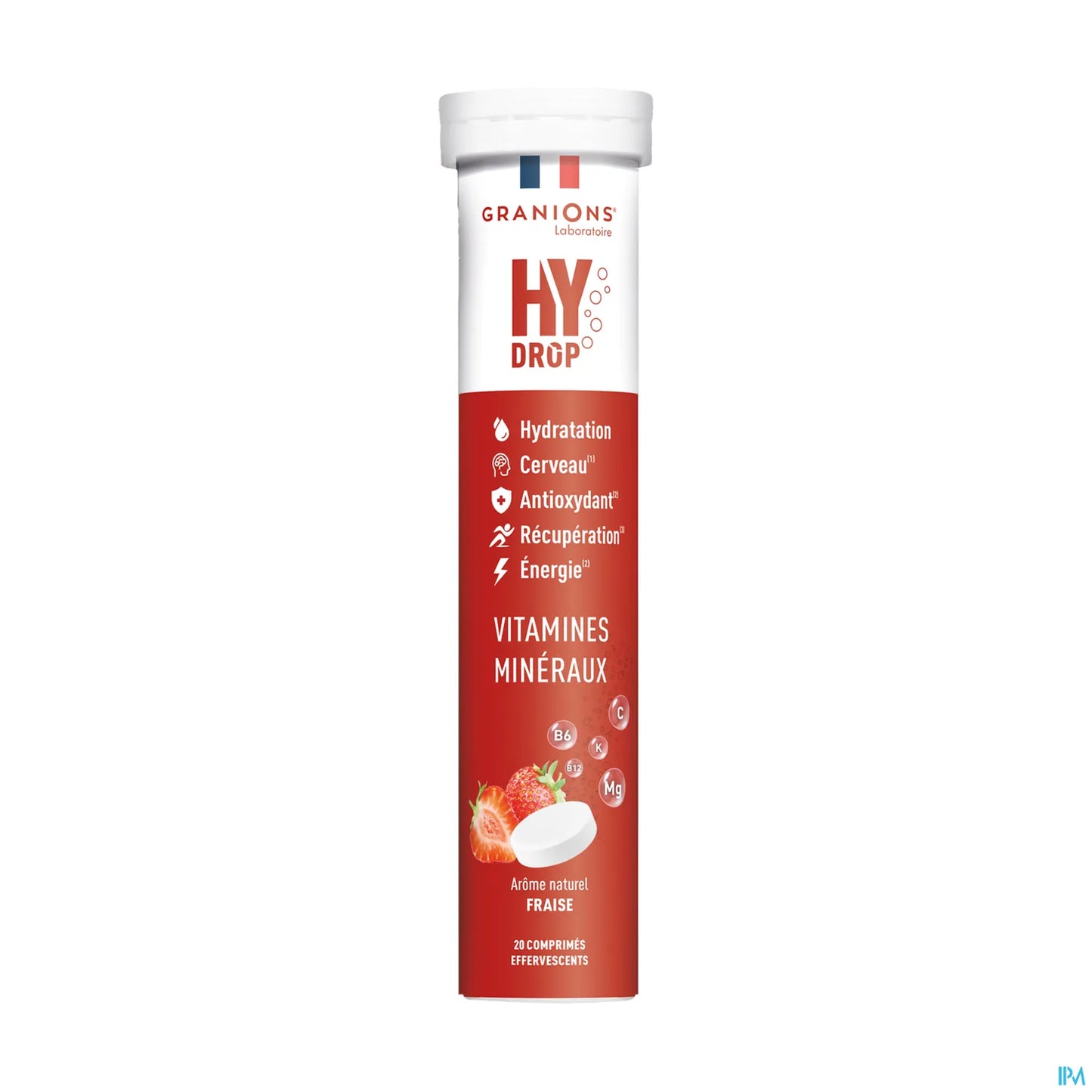 Hydrop Fraise Boîte de 20 comprimés effervescents