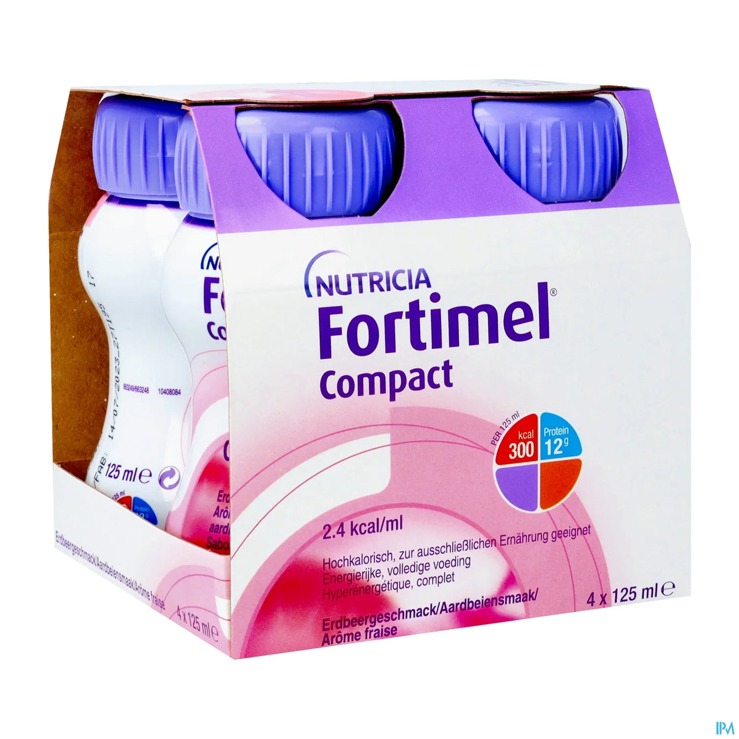 Fortimel Compact Fraise 4 x 125 mL