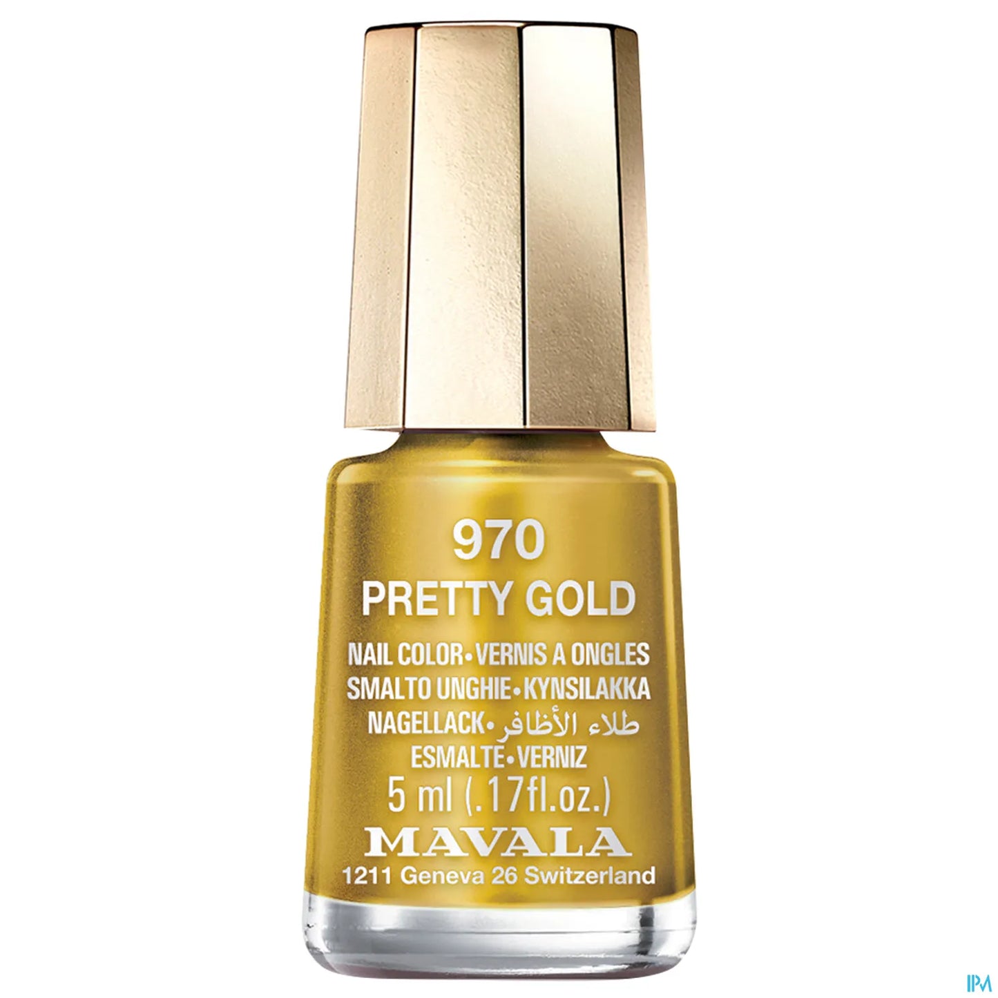 Mini Color Nail Polish Pretty Gold 5ml