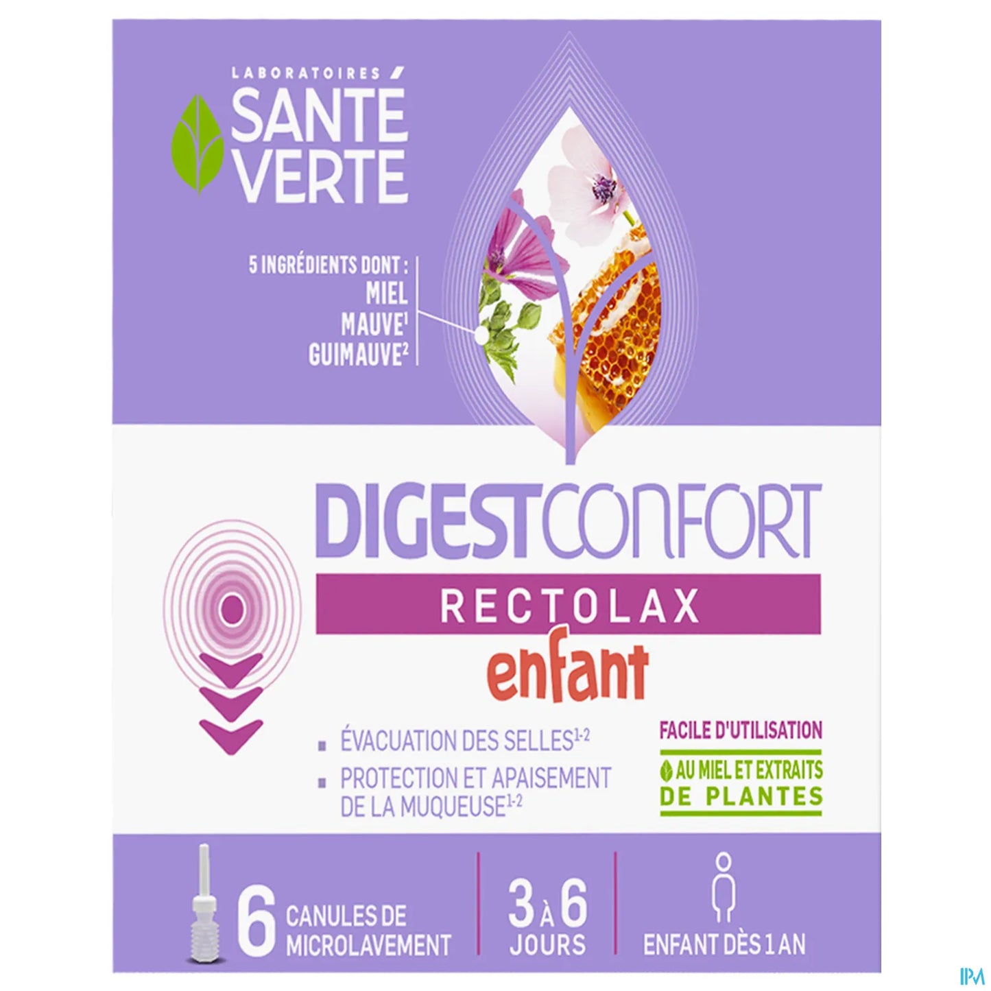 DigestConfort Rectolax Enfant 6 Canules de Microlavement