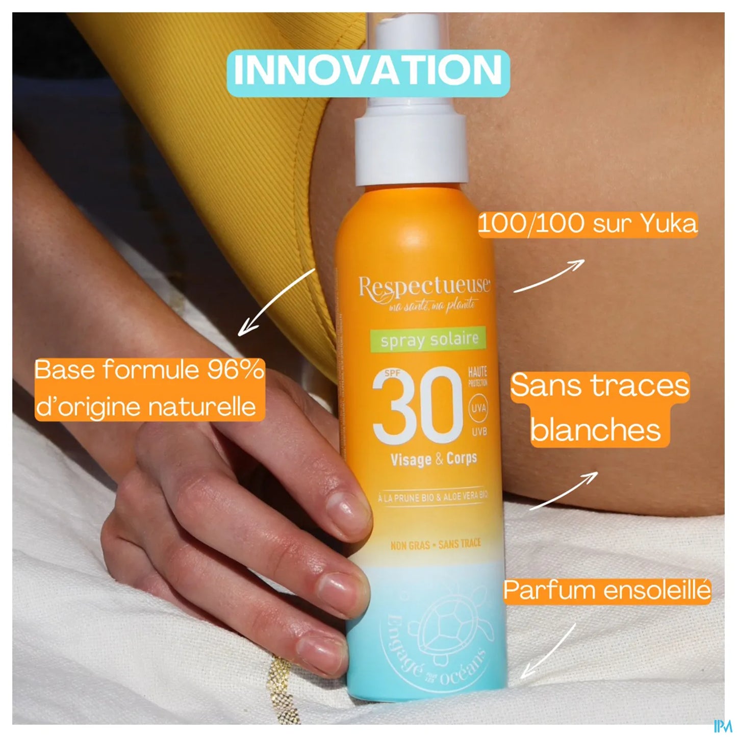 Spray Solaire Visage & Corps SPF30 100ml