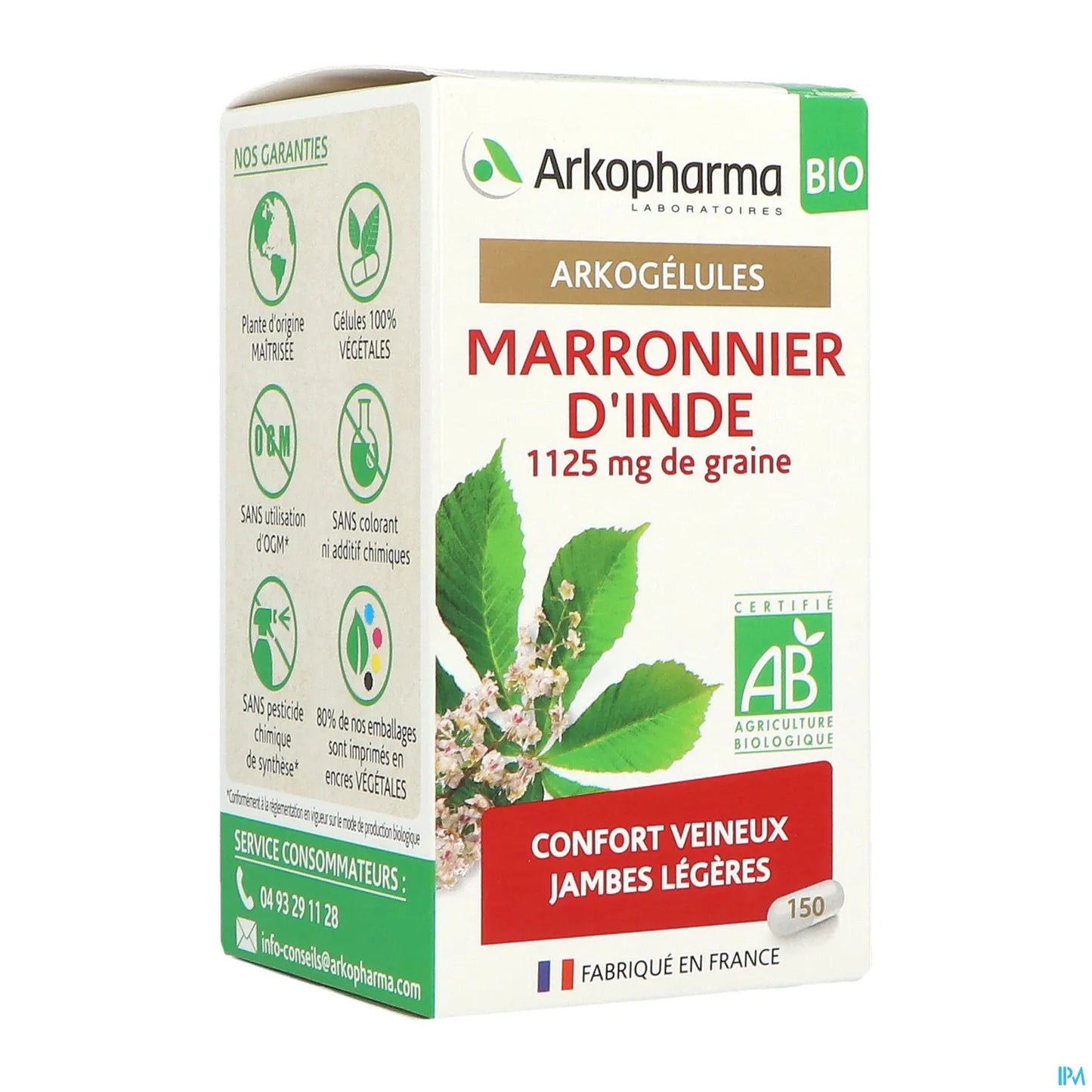 Marronnier d'Inde Bio 150 gélules