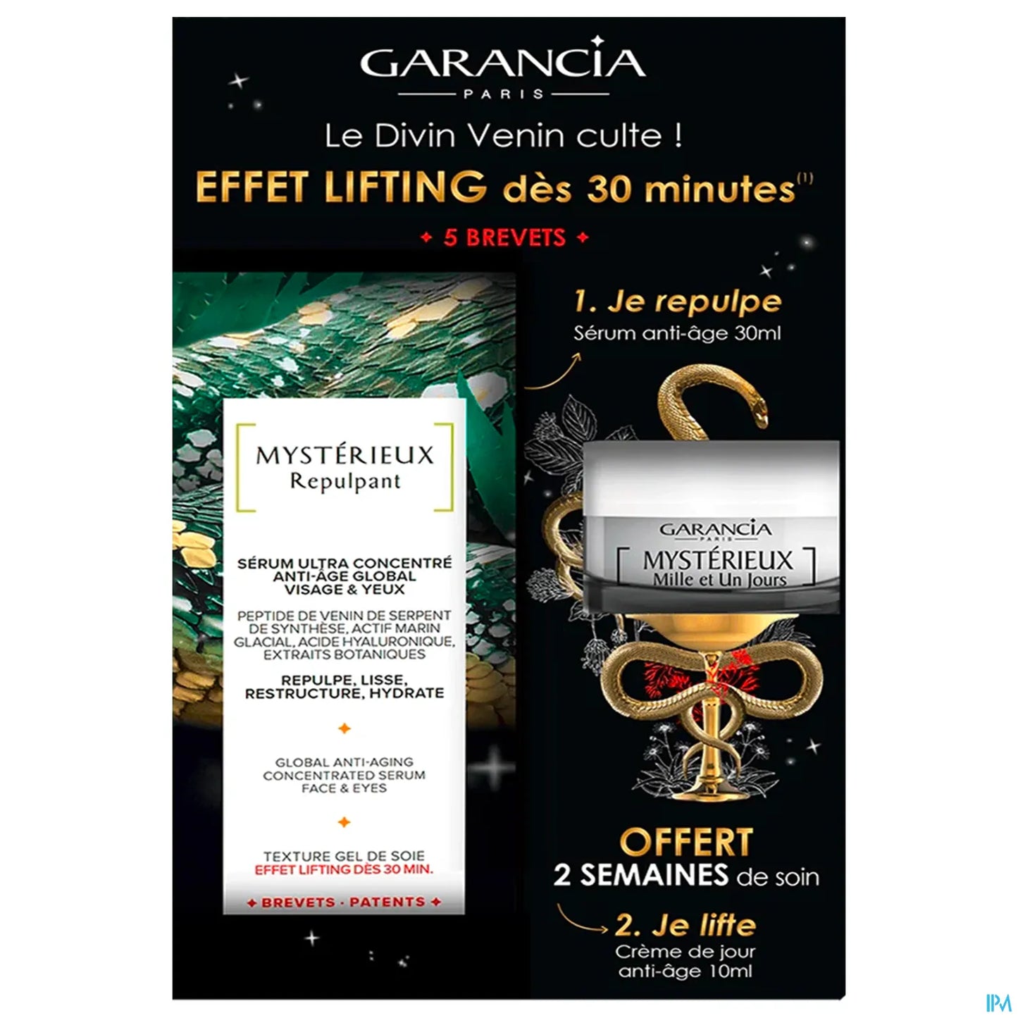 Coffret Mystérieux Repulpant 30ml et Mille et Un Jours Crème de Jour Anti-Âge Global 10ml