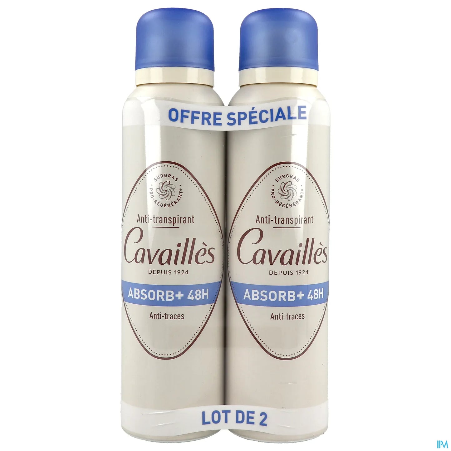 Rogé Cavaillès Absorb+ 48H Anti-Perspirant Deodorant Spray Pack of 2 x 150ml