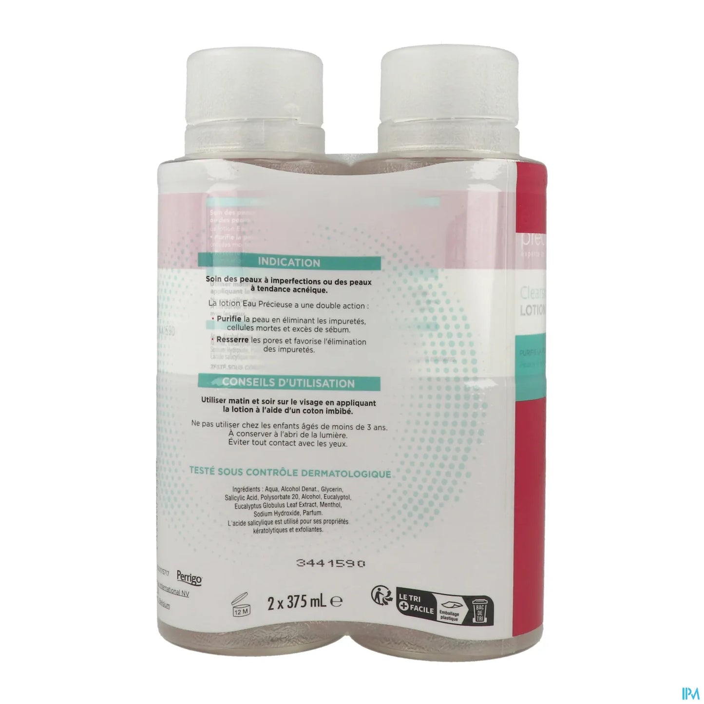 Eau Précieuse Clearskin Lotion Purifiante Lot de 2x375ml