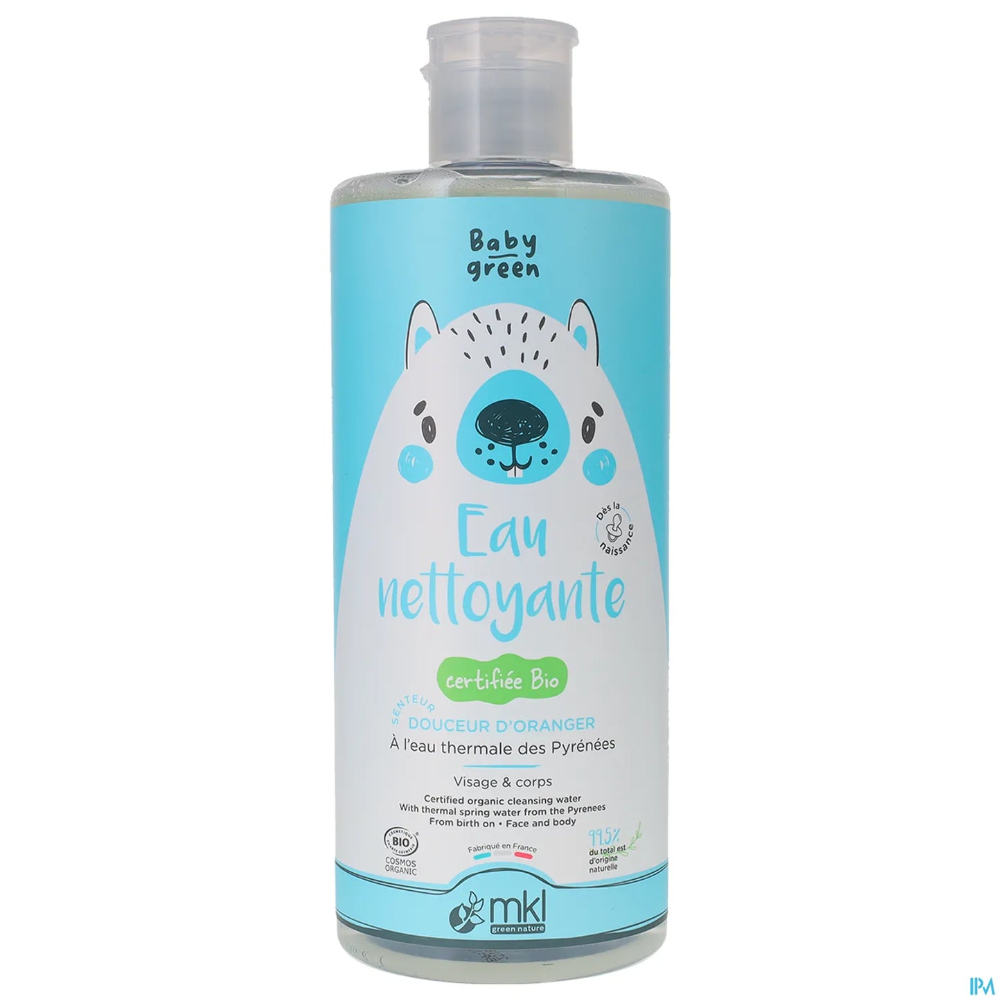 Baby Green Eau Nettoyante Bio 1L