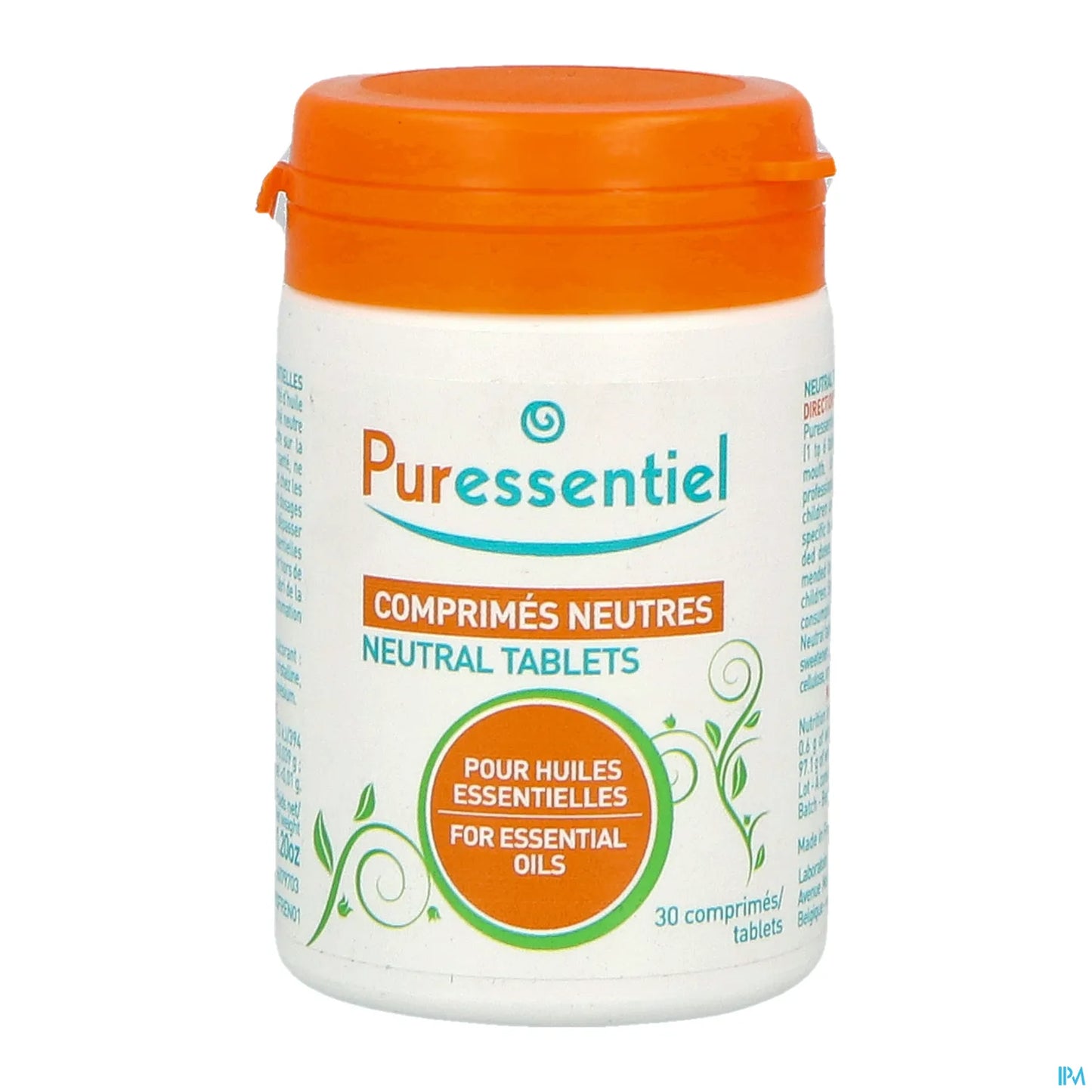 30 Comprimés Neutres Pour Huiles Essentielles