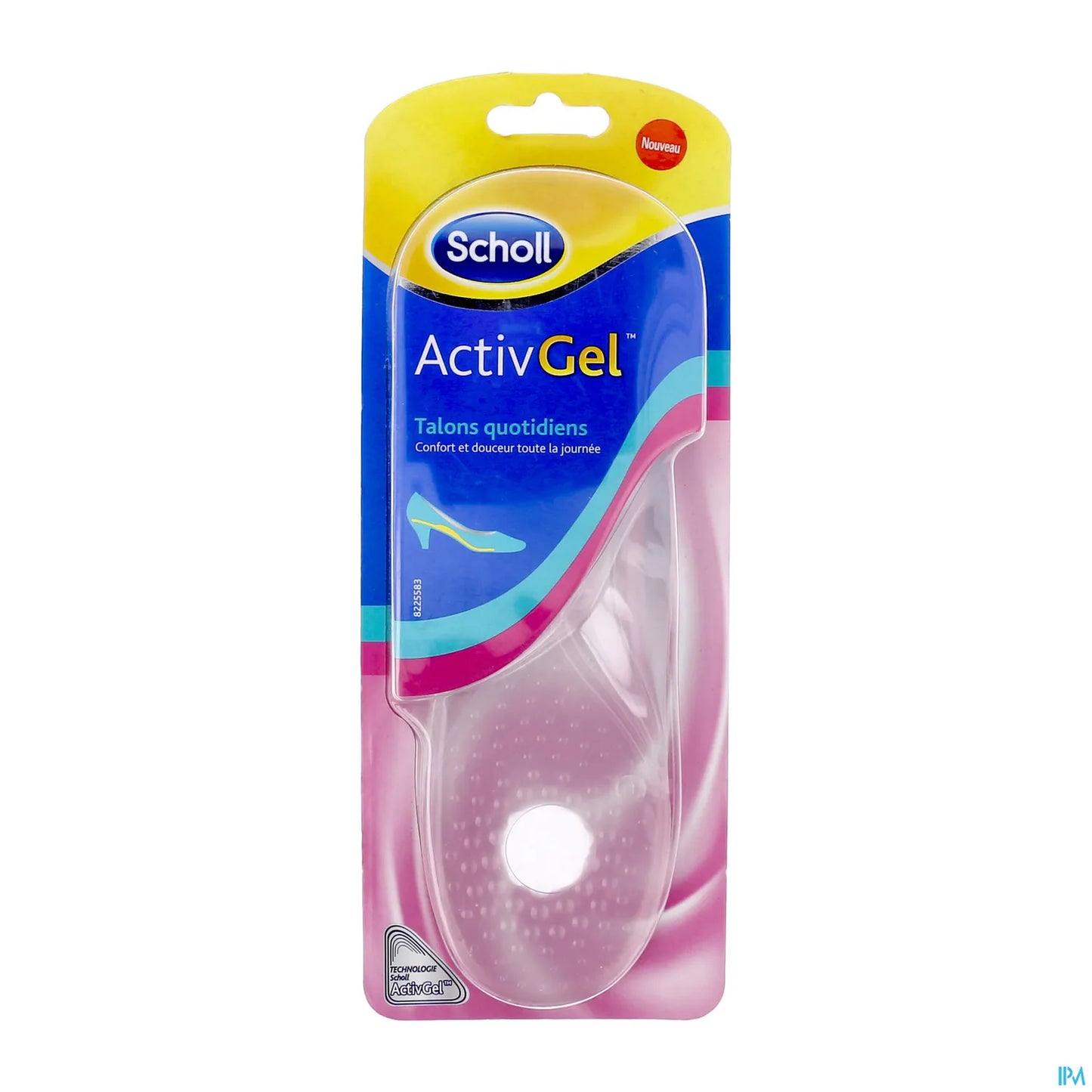 Semelle Activgel Talons Quotidiens Pointure 35 à 40,5 Paire