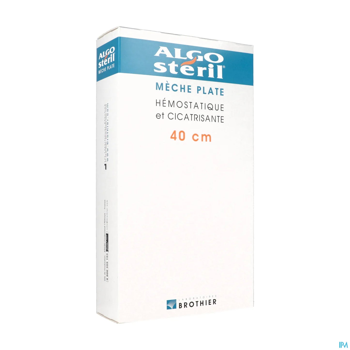 Mèche Plate Hémostatique 5 x 40 cm Boîte de 16