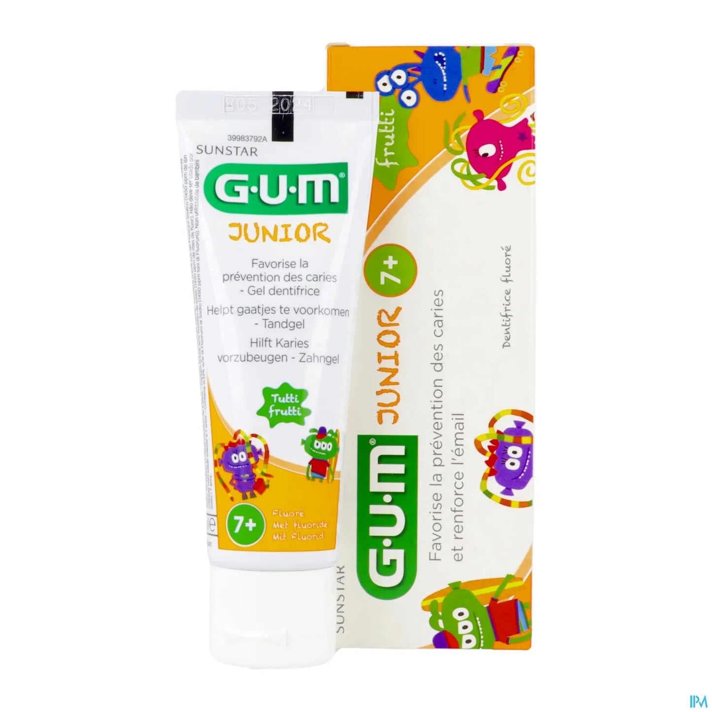 G.U.M Junior Dentifrice 7-12 Ans Orange 50ml