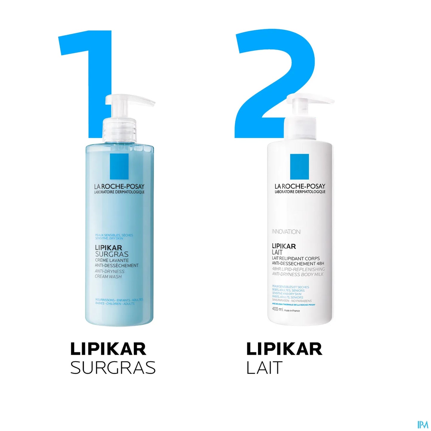 Lipikar Surgras Douche Crème Concentrée Anti Dessèchement 400ml