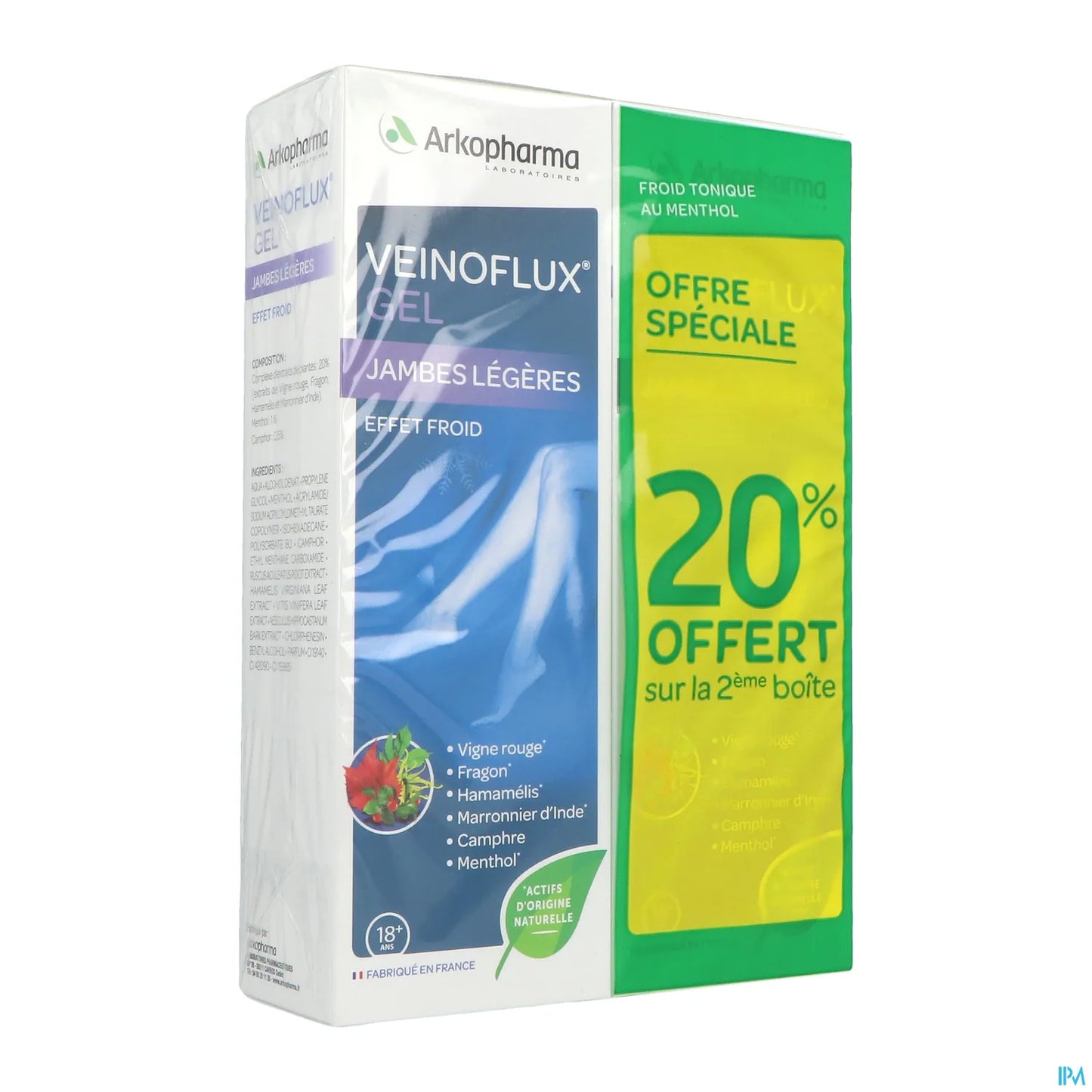 Veinoflux Gel Effet Froid 2 x 150 mL