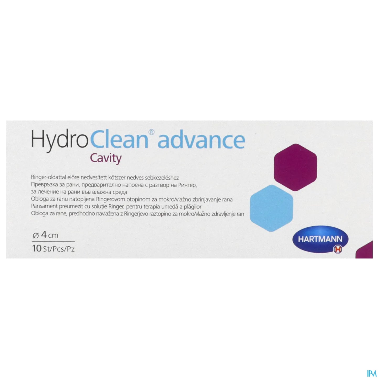 Medicazione assorbente per cavità HydroClean Advance Diametro 4 cm 10 pezzi