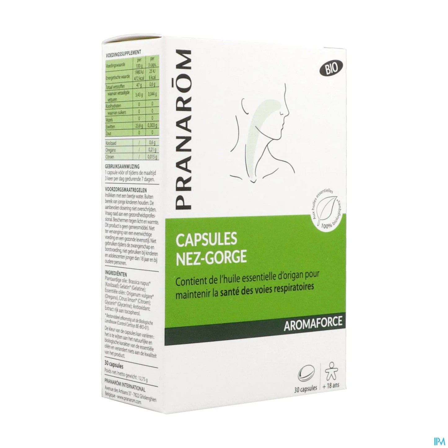 Capsule Aromaforce per naso e gola 30 unità