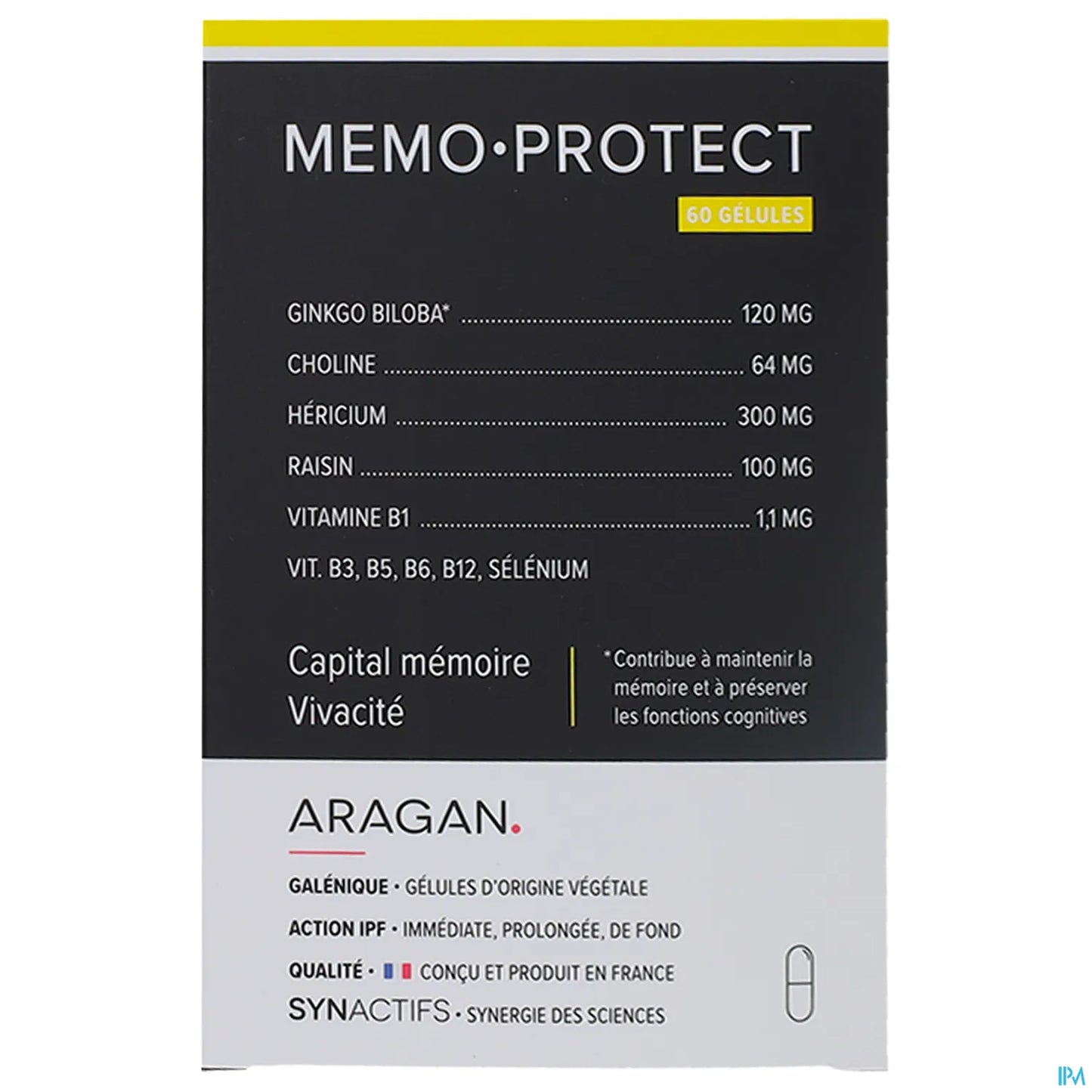 Synactifs MemoProtect Gélules 60 Unités