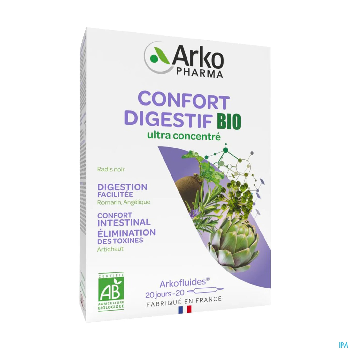 Confort Digestif Bio 20 Ampoules 10 ml