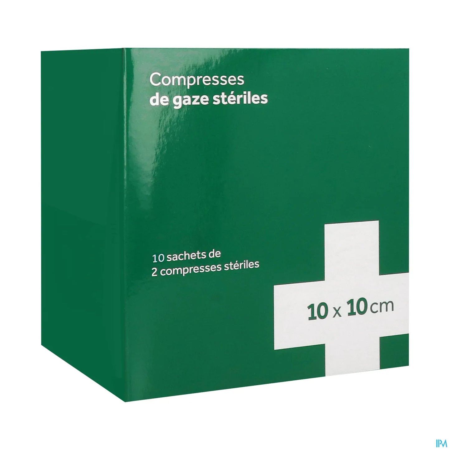 Compressa di garza sterile 10 cm x 10 cm Confezione da 2 x 10