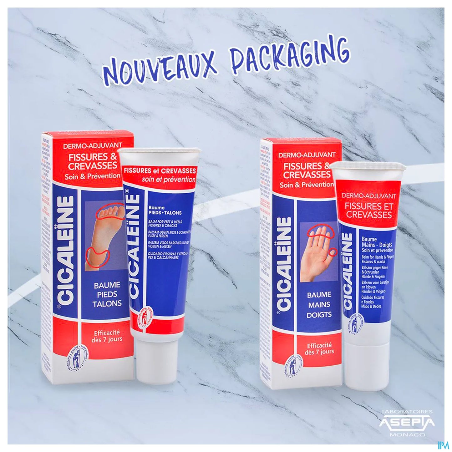 Cicaleine Baume Pieds Talons Tube 50ml