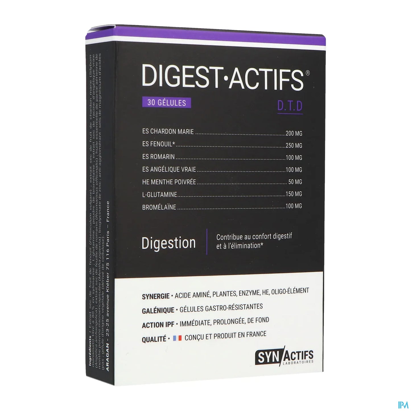 SynActifs Digestactifs 30 Gélules