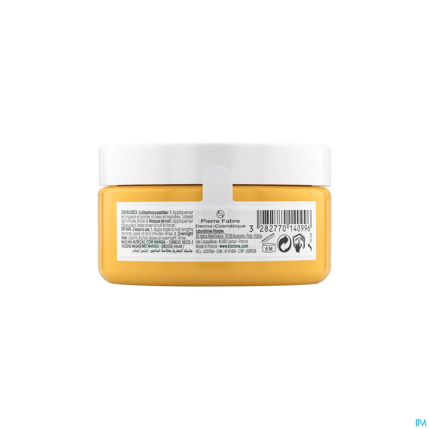 Masque Nutrition Réparateur à la Mangue 150ml