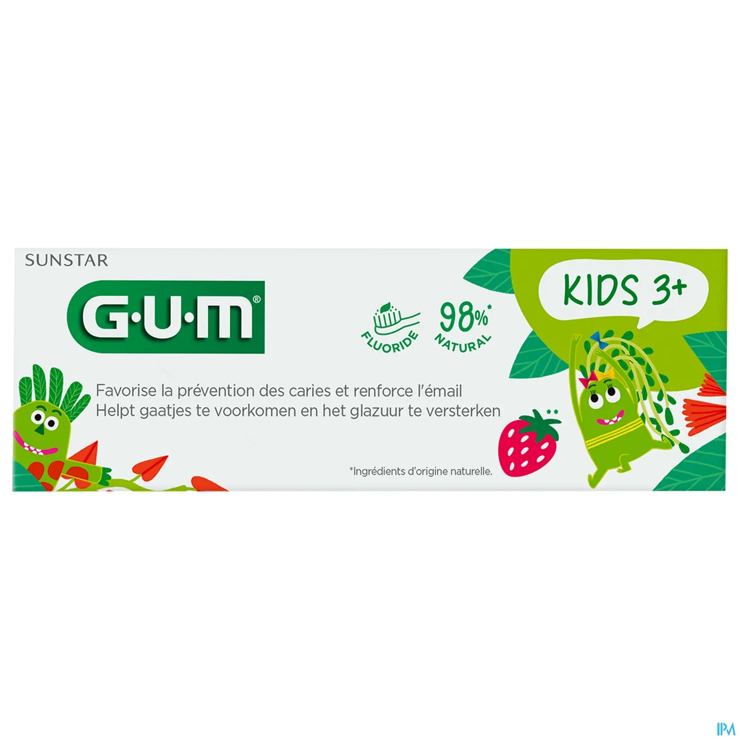 Sunstar Gum Kids Dentifrice 2-6 Ans Fraise 50ml